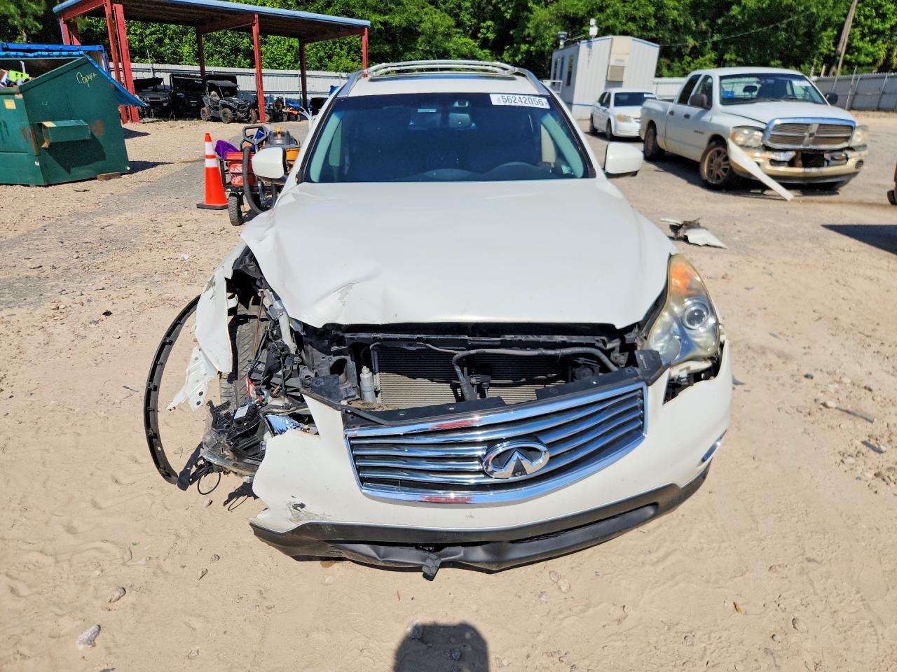 2015 Infiniti Qx50 Journey White vin: JN1BJ0HP4FM730022