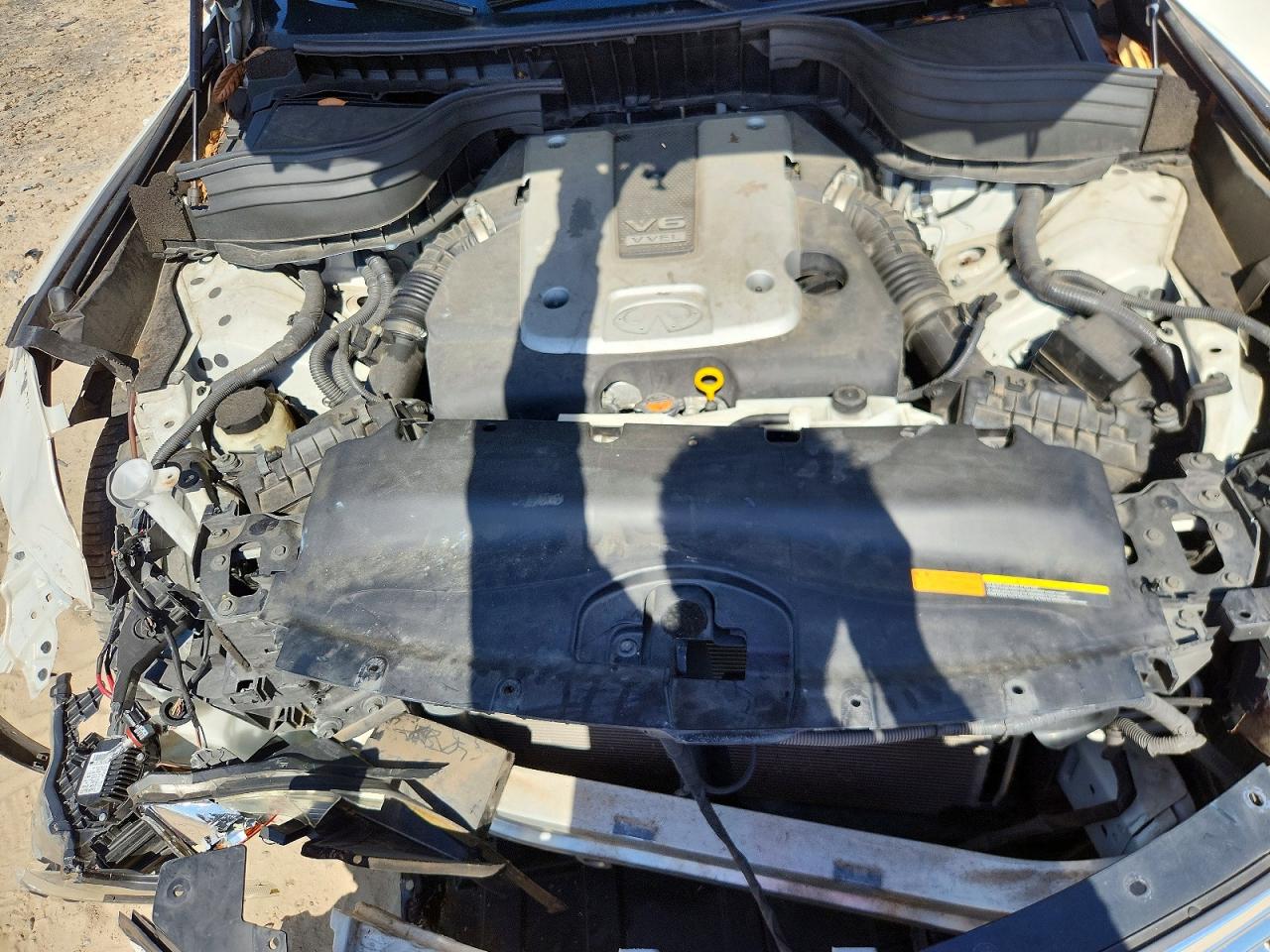 2015 Infiniti Qx50 Journey White vin: JN1BJ0HP4FM730022
