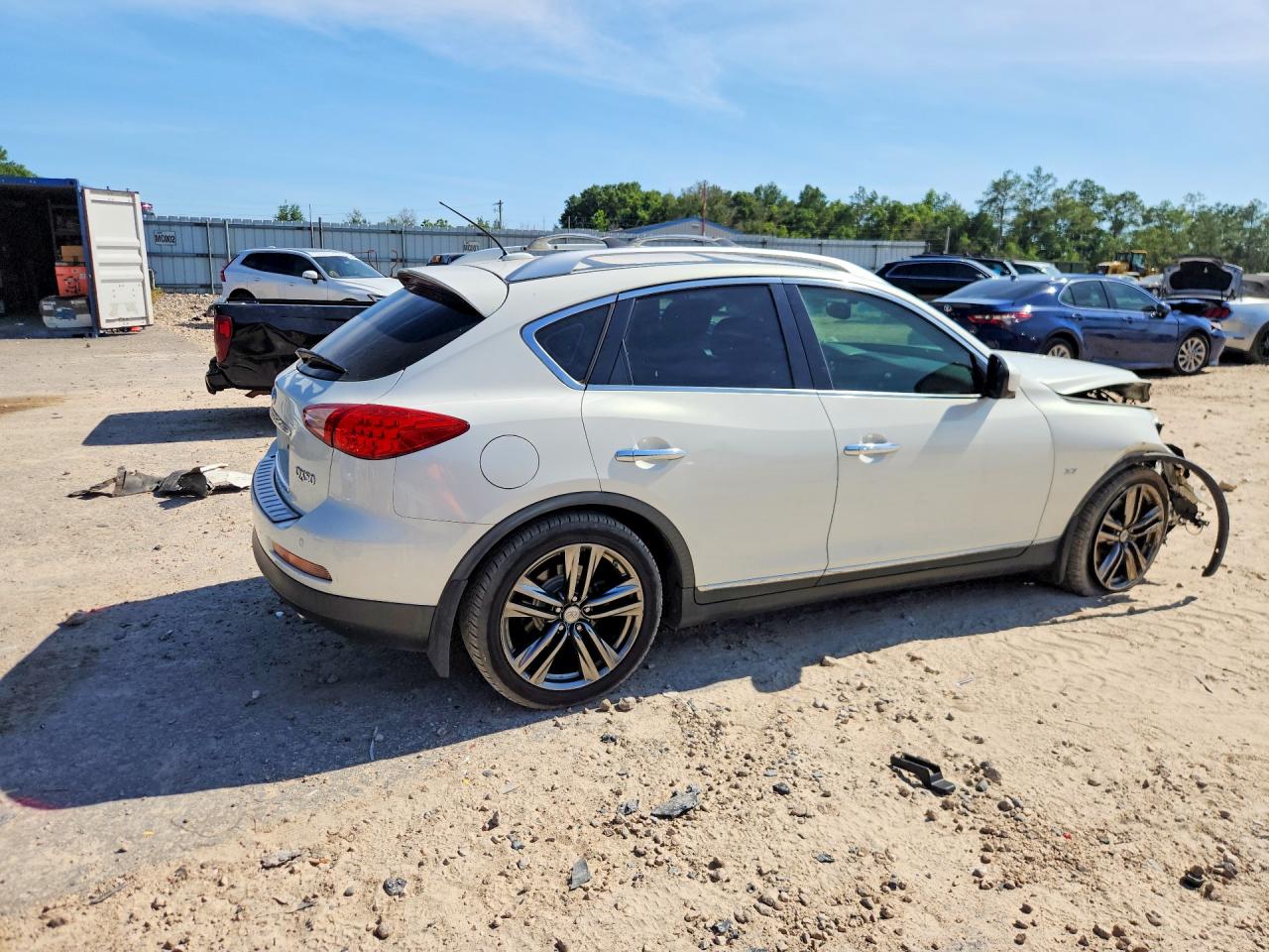 2015 Infiniti Qx50 Journey White vin: JN1BJ0HP4FM730022