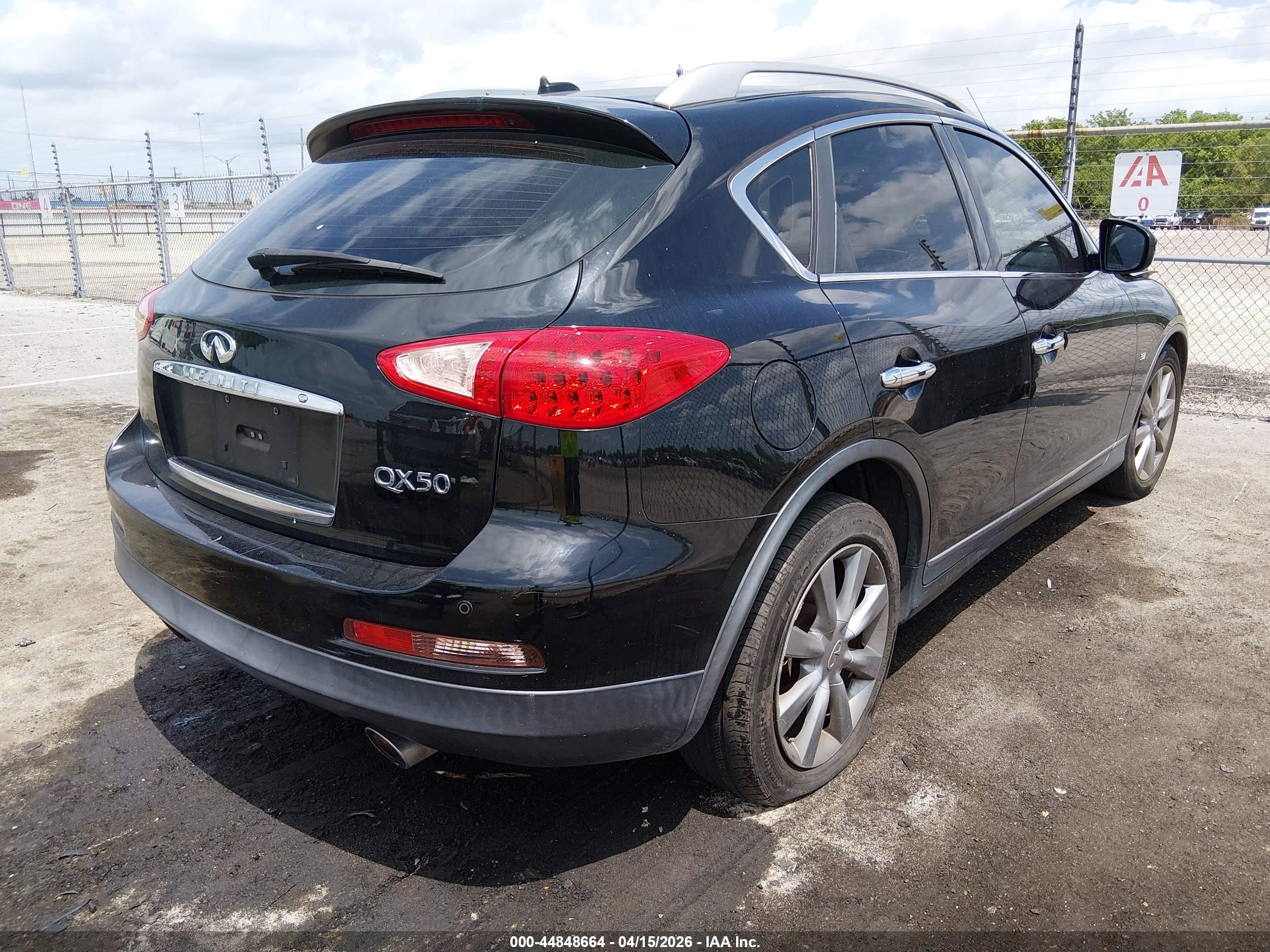 2015 Infiniti Qx50 Journey Black vin: JN1BJ0HP4FM730280