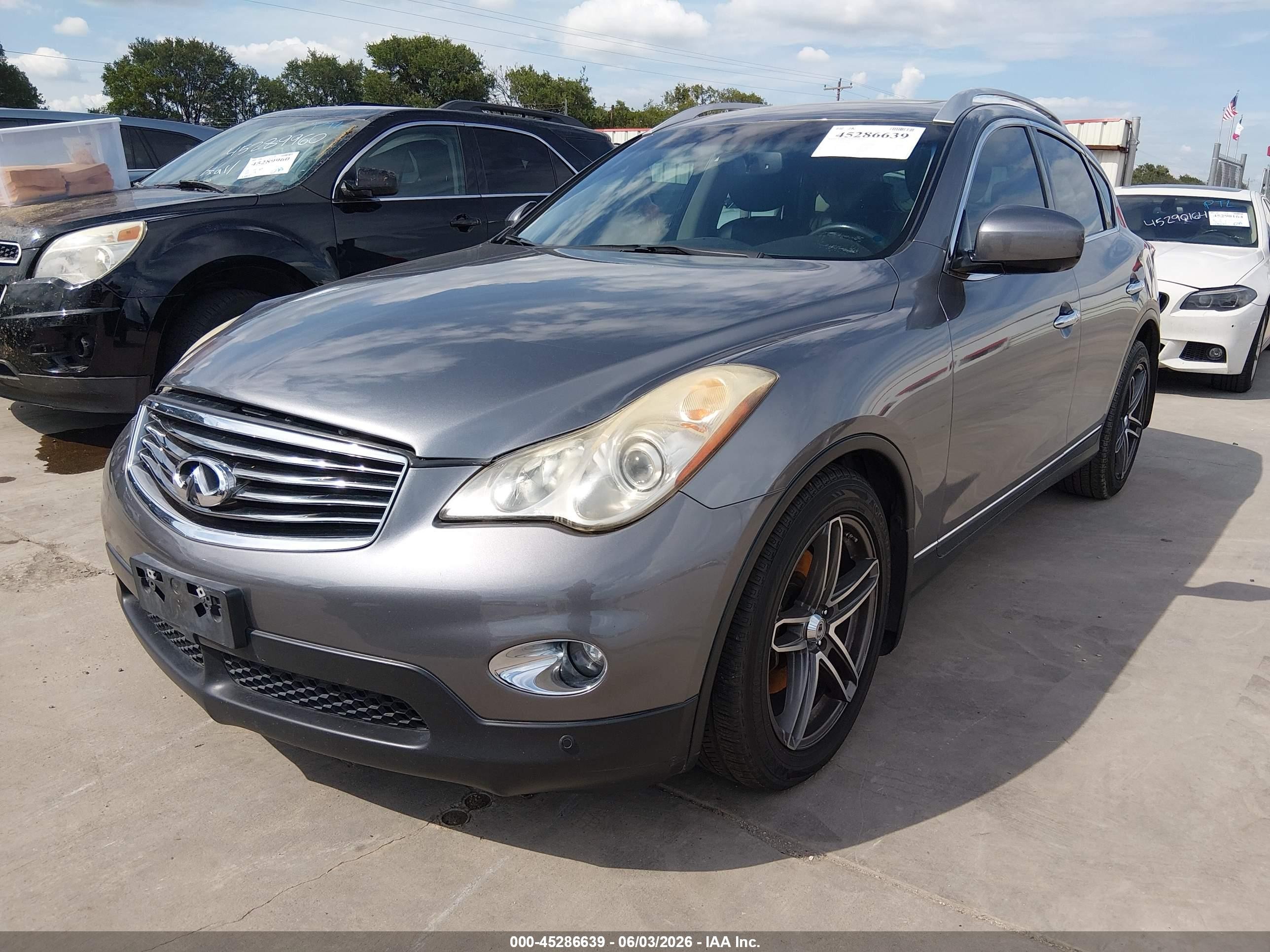 2013 Infiniti Ex37 Journey Серый vin: JN1BJ0HP5DM430096