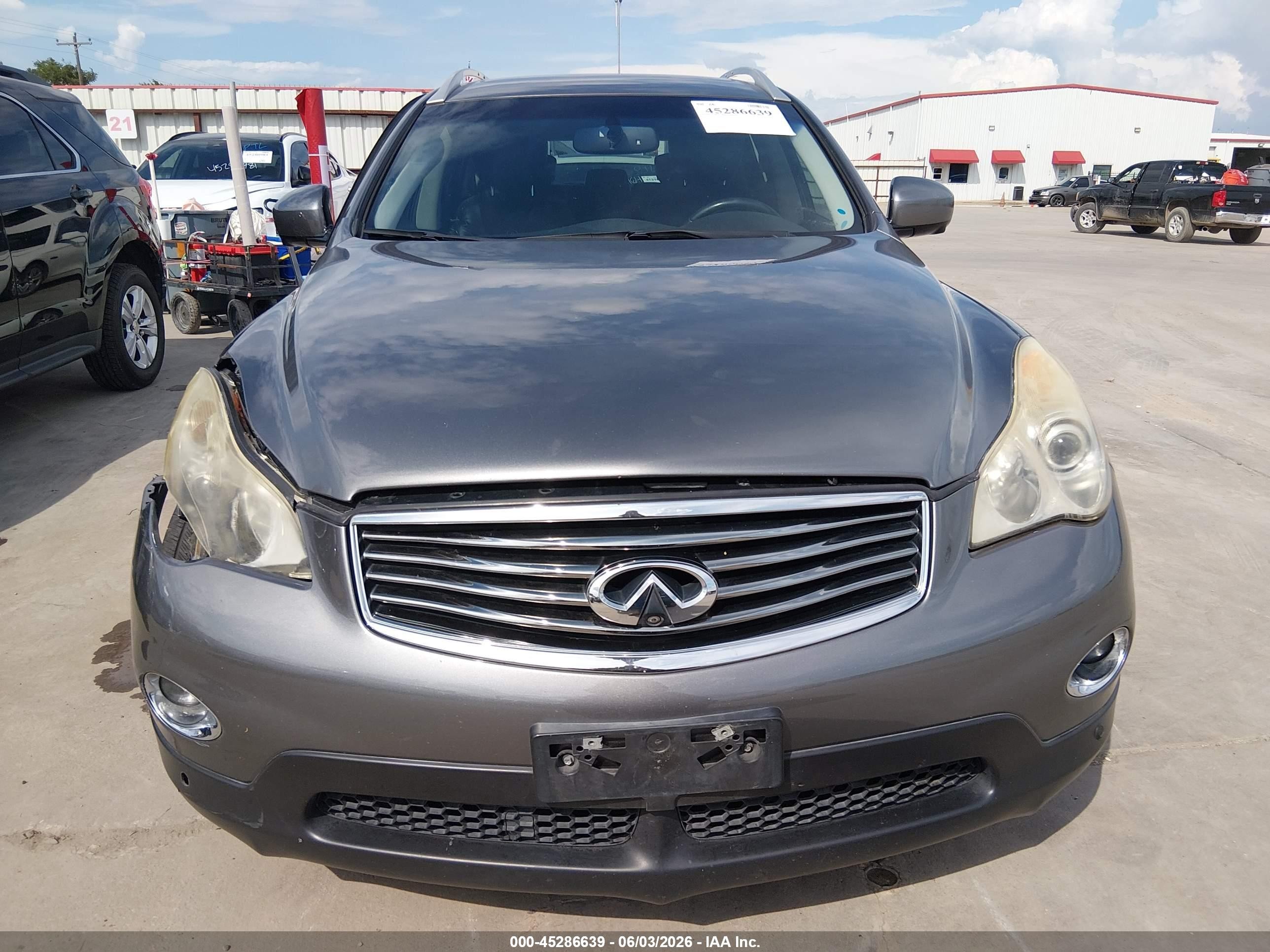 2013 Infiniti Ex37 Journey Серый vin: JN1BJ0HP5DM430096