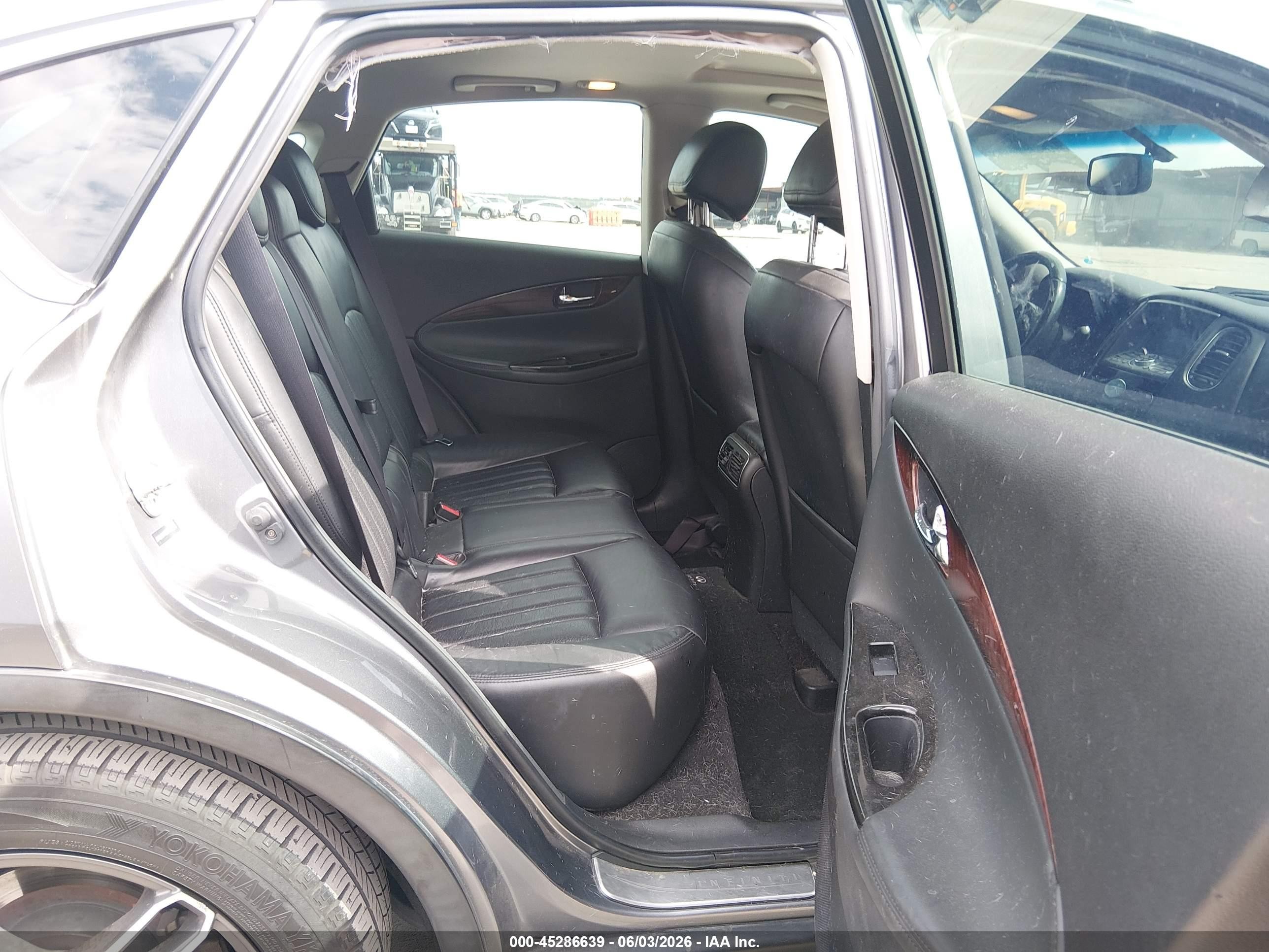 2013 Infiniti Ex37 Journey Серый vin: JN1BJ0HP5DM430096