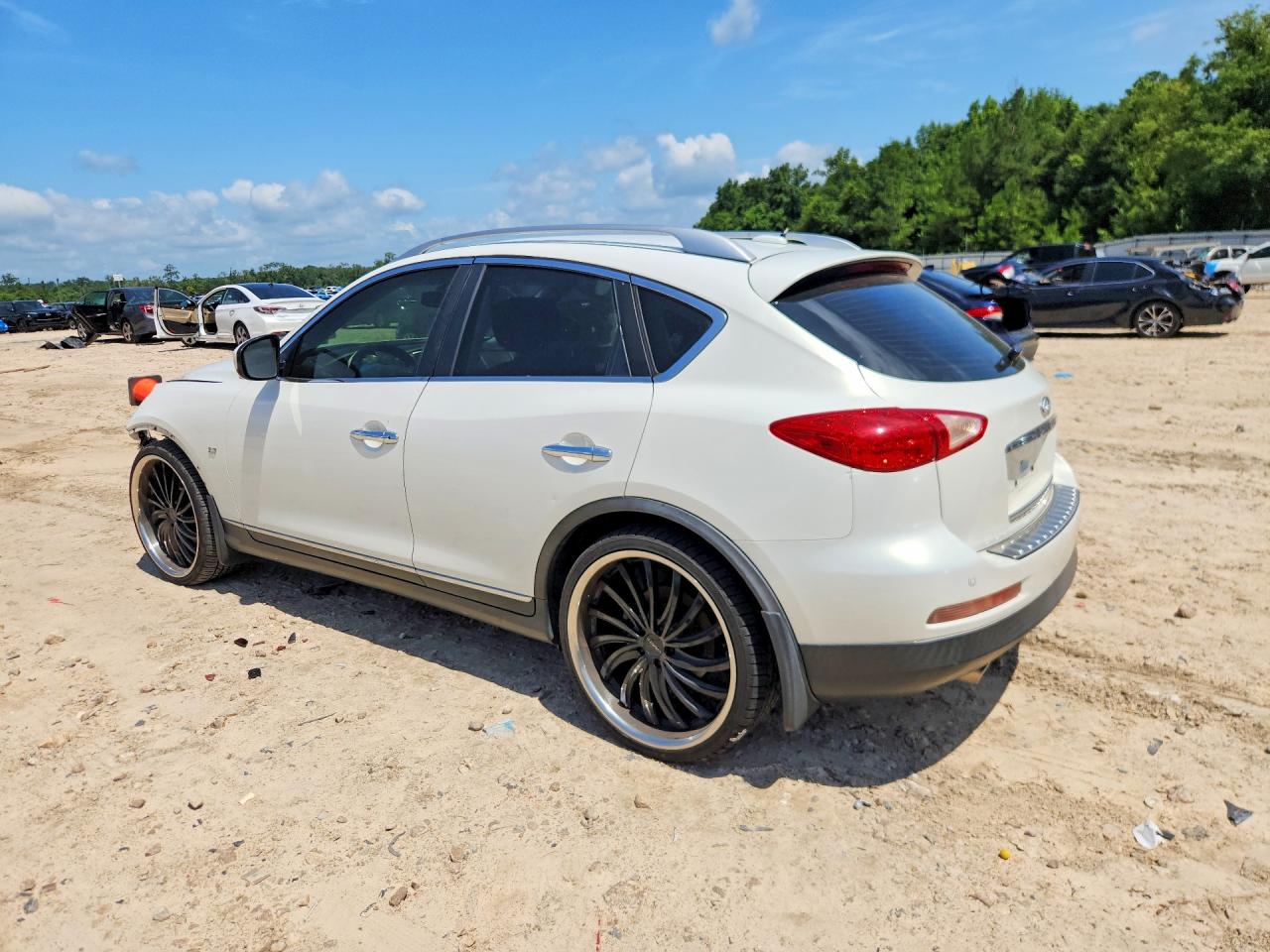 2014 Infiniti Qx50 Journey White vin: JN1BJ0HP6EM210516