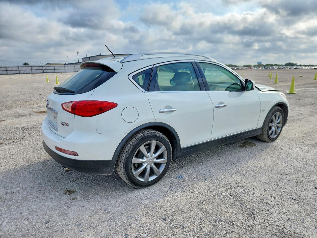 2014 Infiniti Qx50 Journey White vin: JN1BJ0HP7EM210380