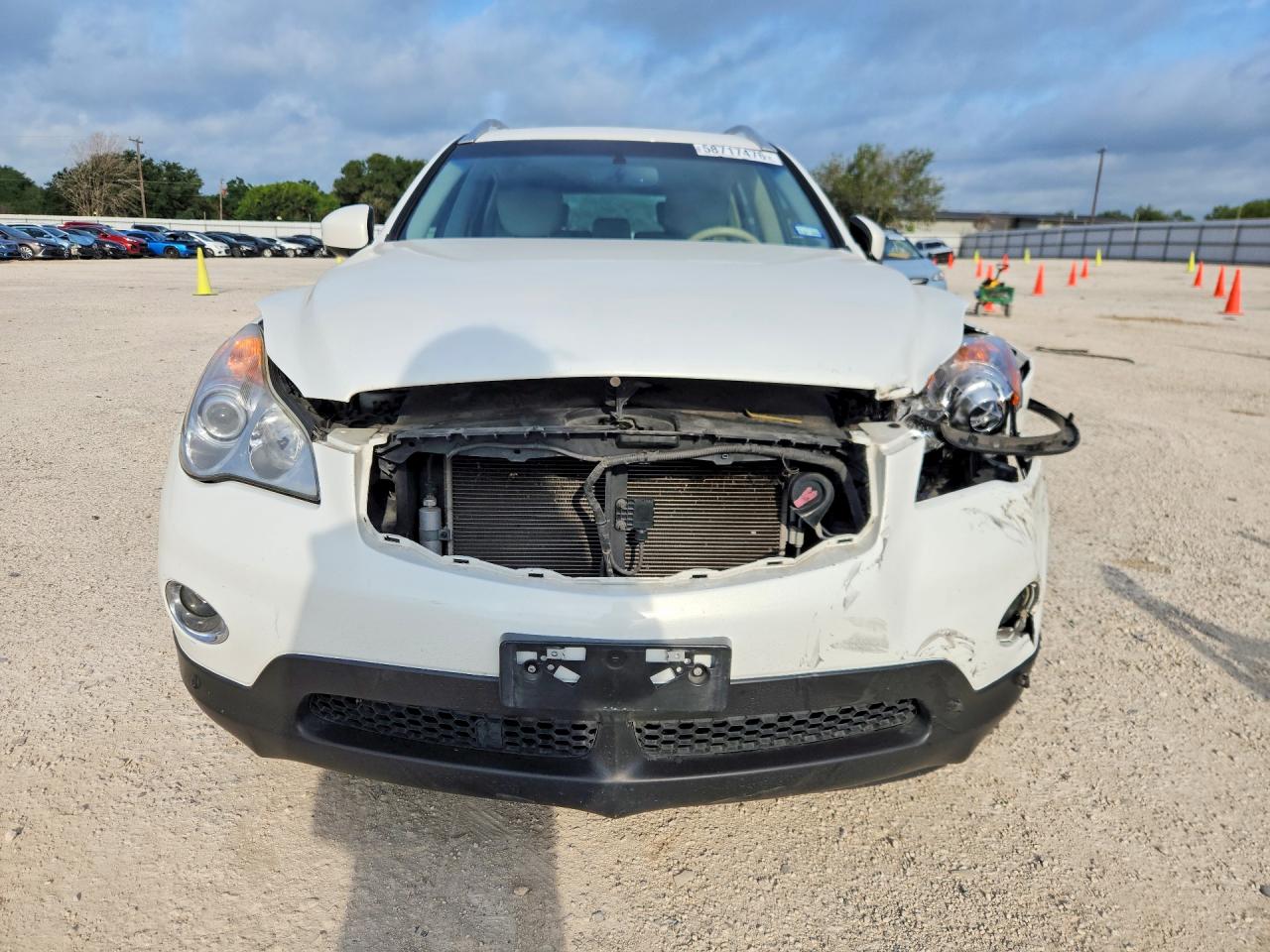 2014 Infiniti Qx50 Journey White vin: JN1BJ0HP7EM210380