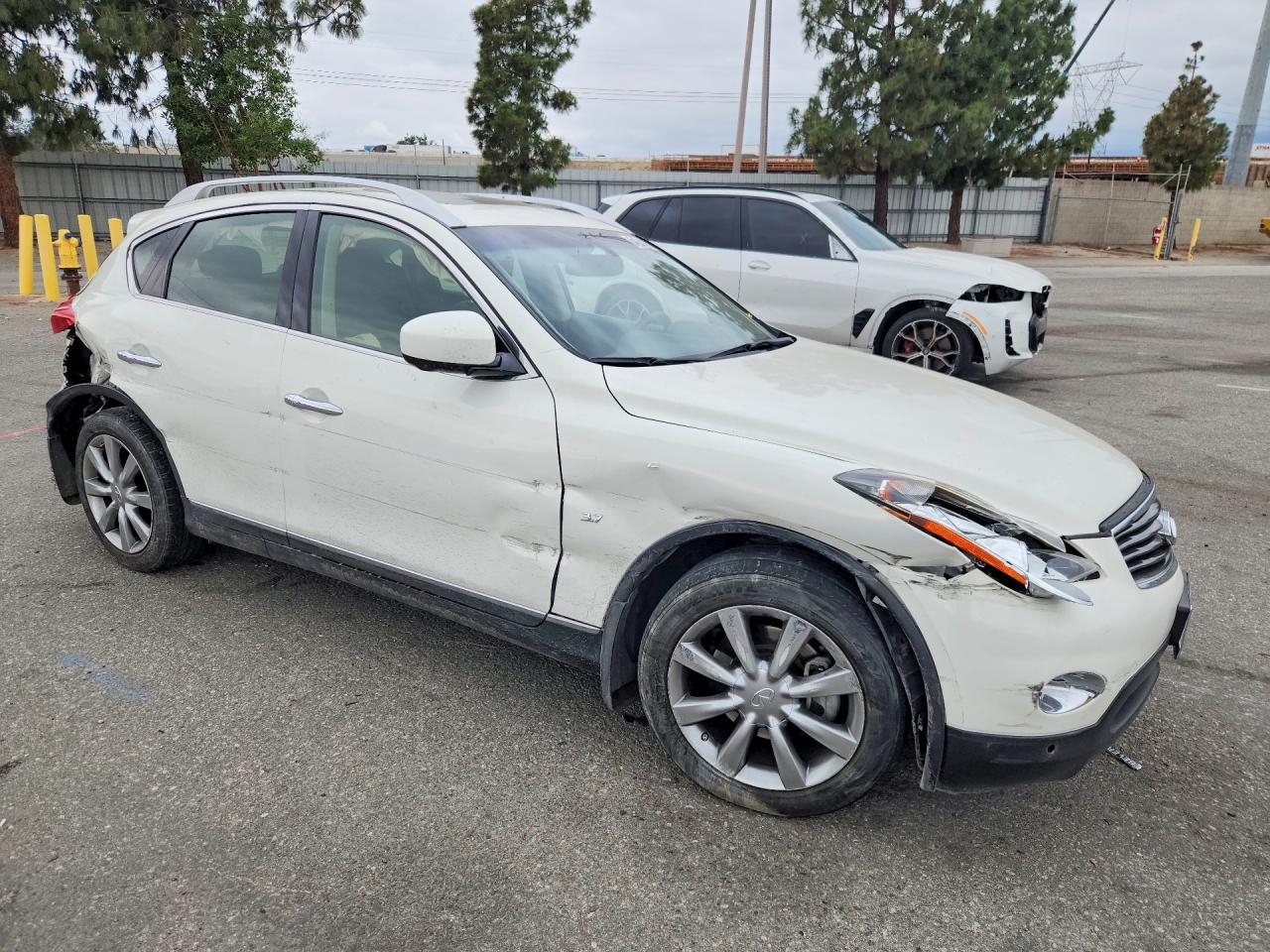 2015 Infiniti Qx50 Journey White vin: JN1BJ0HP8FM730413