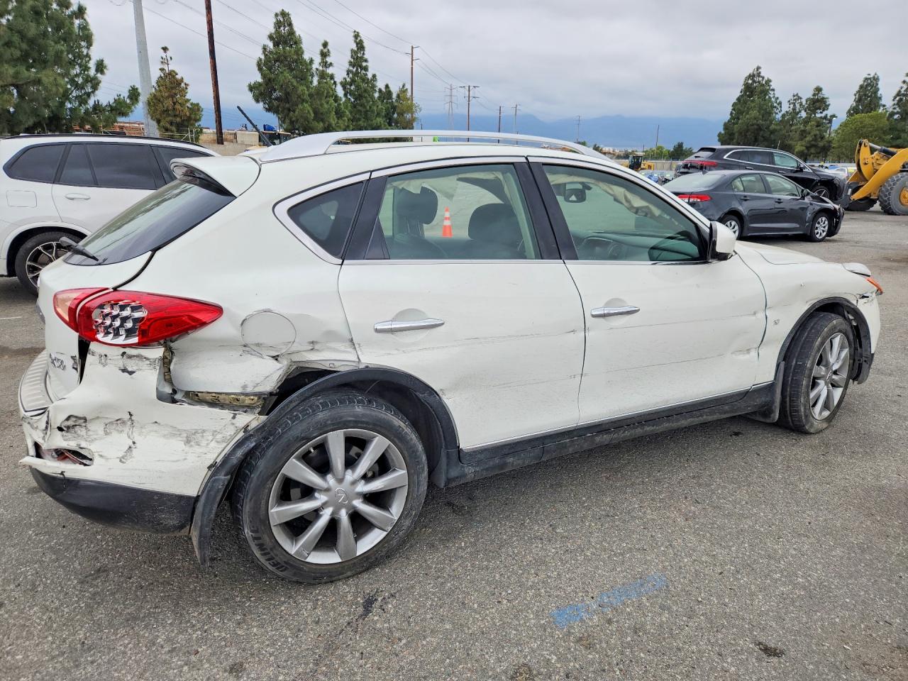 2015 Infiniti Qx50 Journey White vin: JN1BJ0HP8FM730413