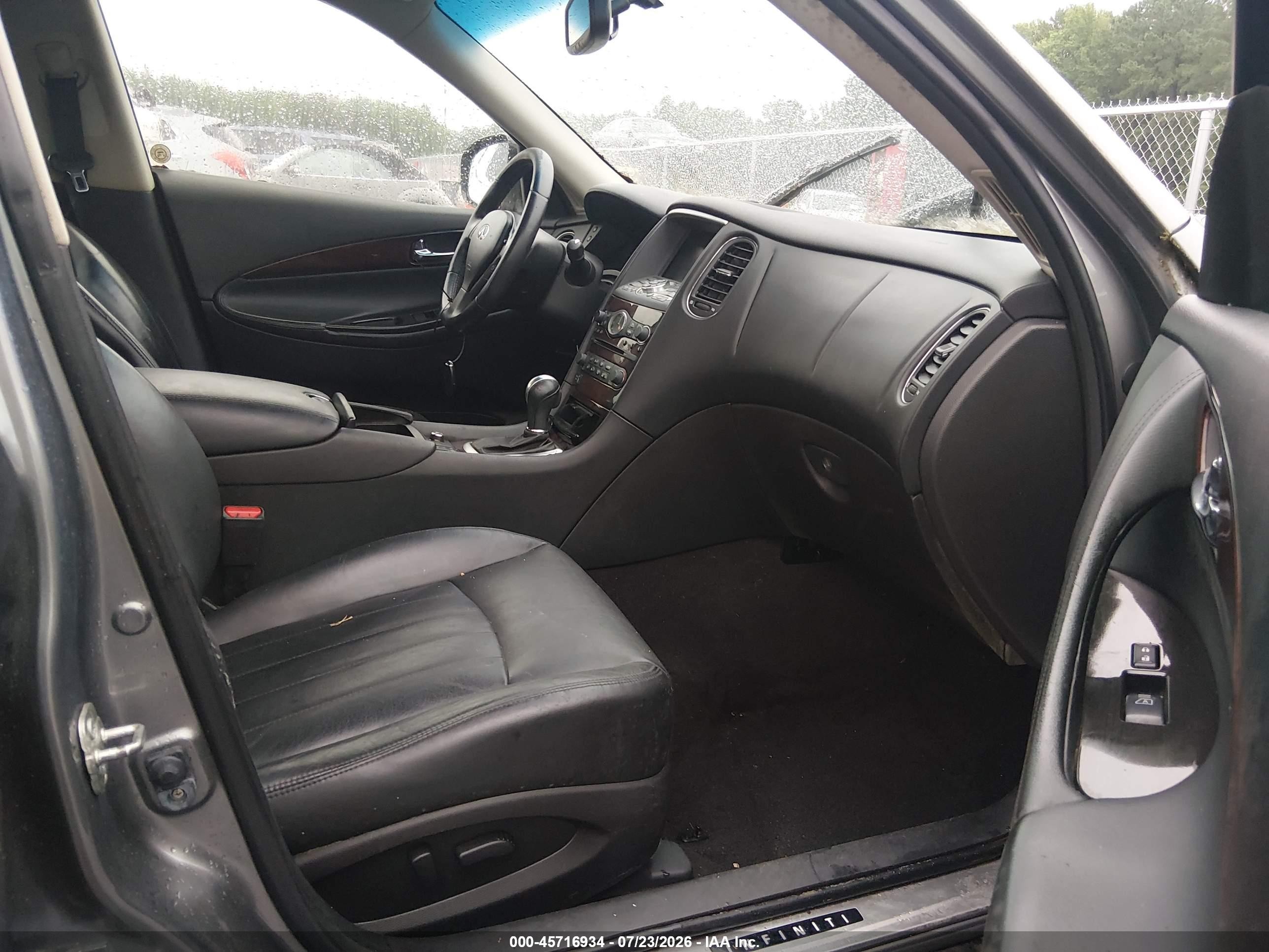 2013 Infiniti Ex37 Journey Черный vin: JN1BJ0HP9DM430697