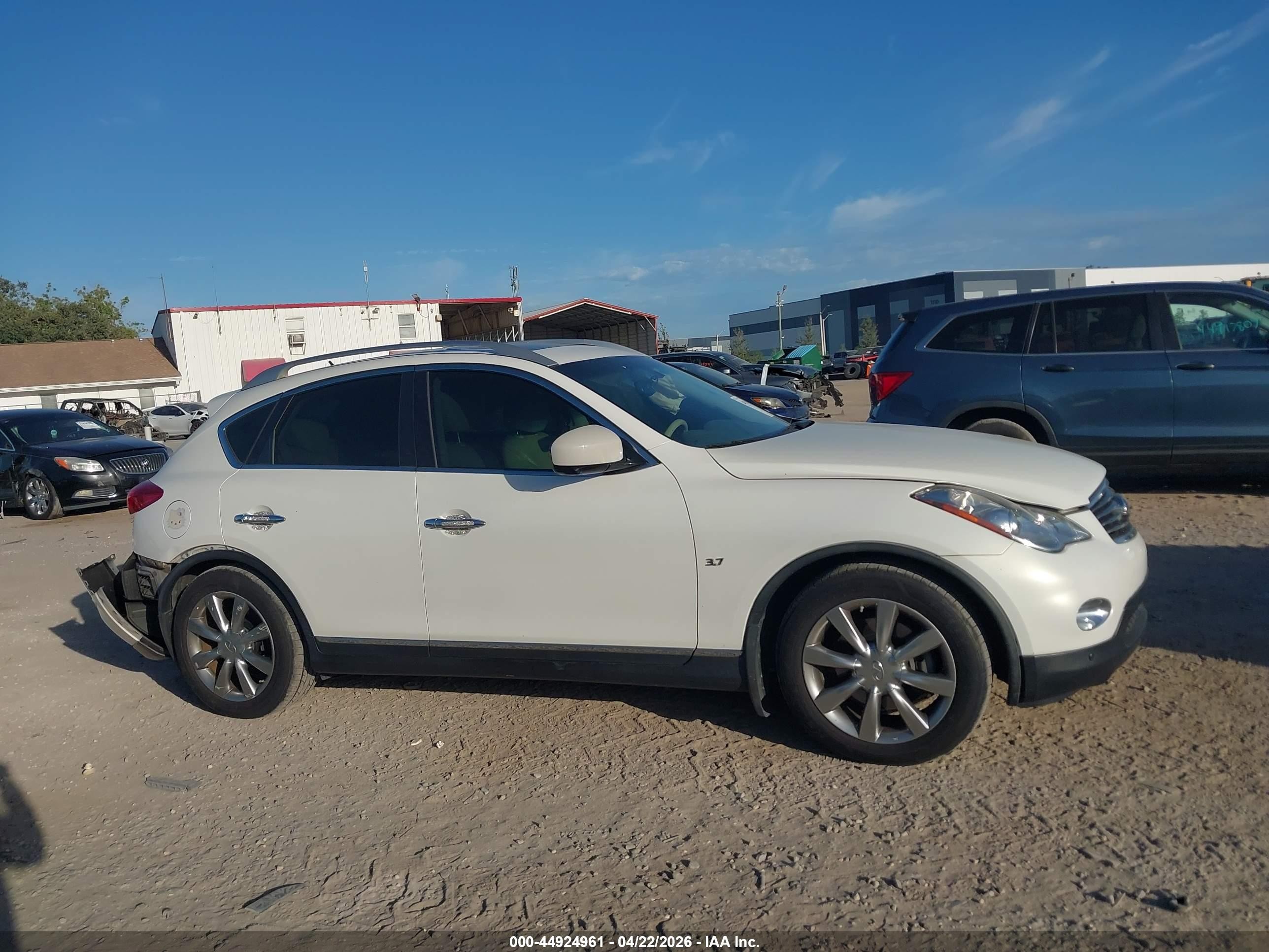 2015 Infiniti Qx50 Journey White vin: JN1BJ0HP9FM730159