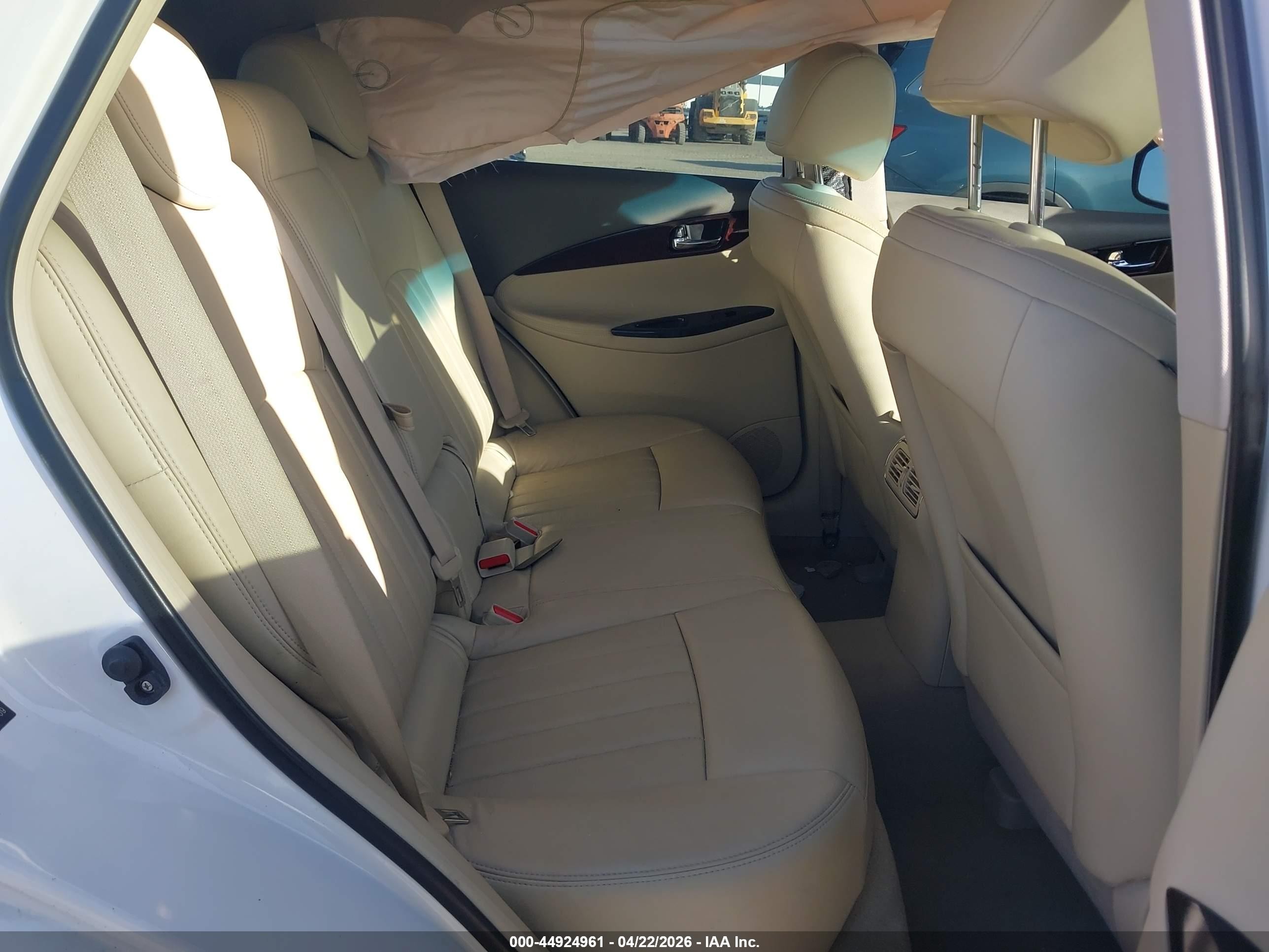 2015 Infiniti Qx50 Journey White vin: JN1BJ0HP9FM730159