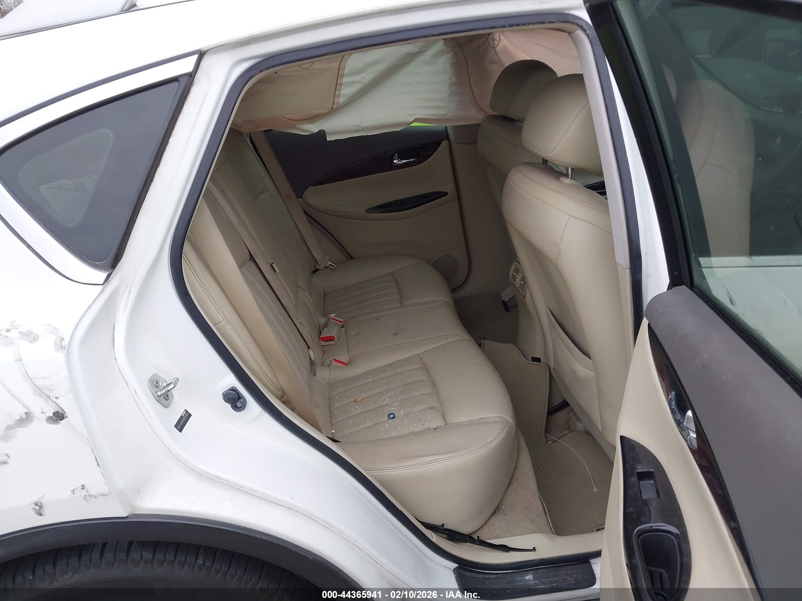 2015 Infiniti Qx50 Journey White vin: JN1BJ0HPXFM730803