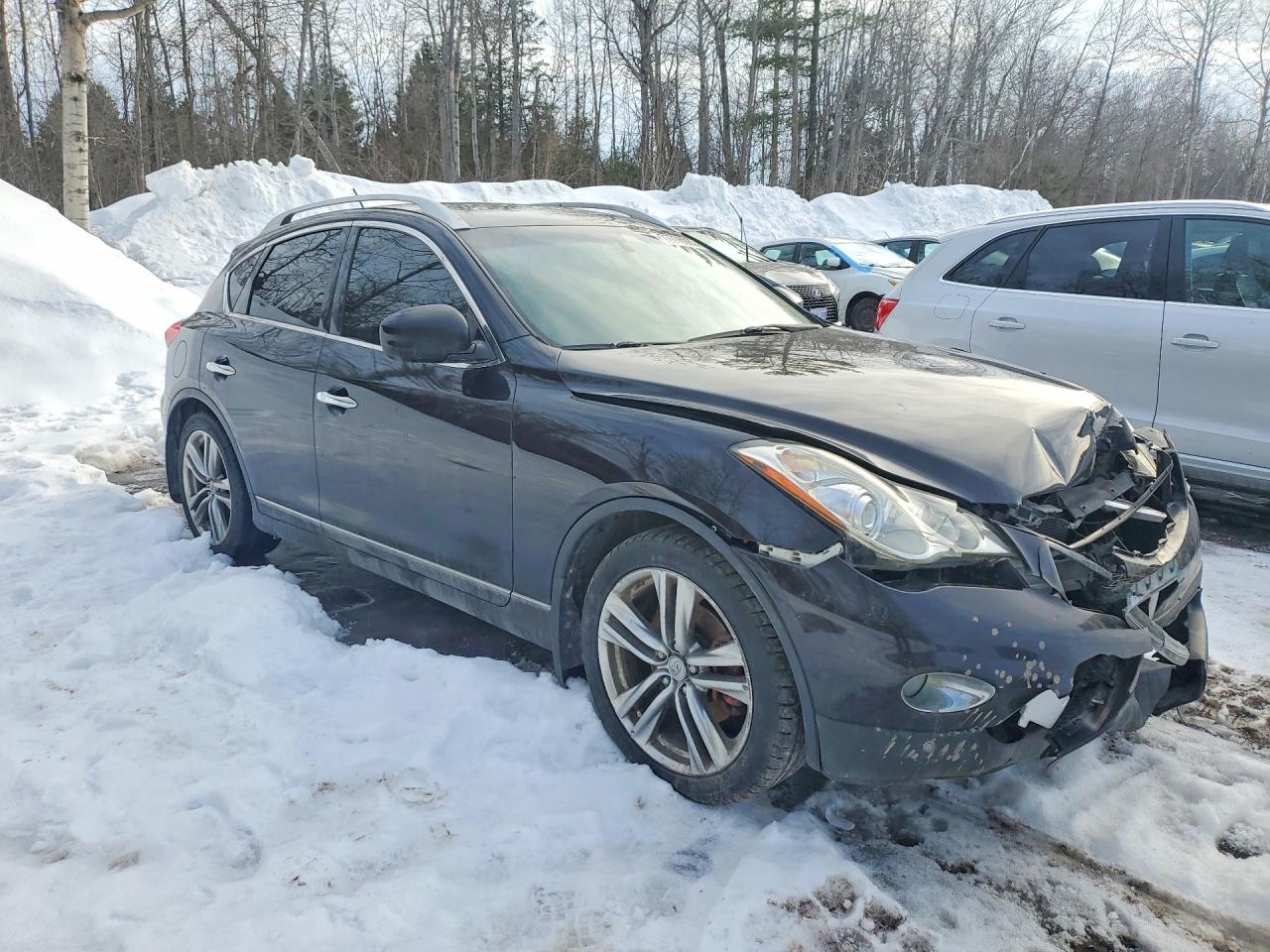 2013 Infiniti Ex37 Base Black vin: JN1BJ0HR0DM481202