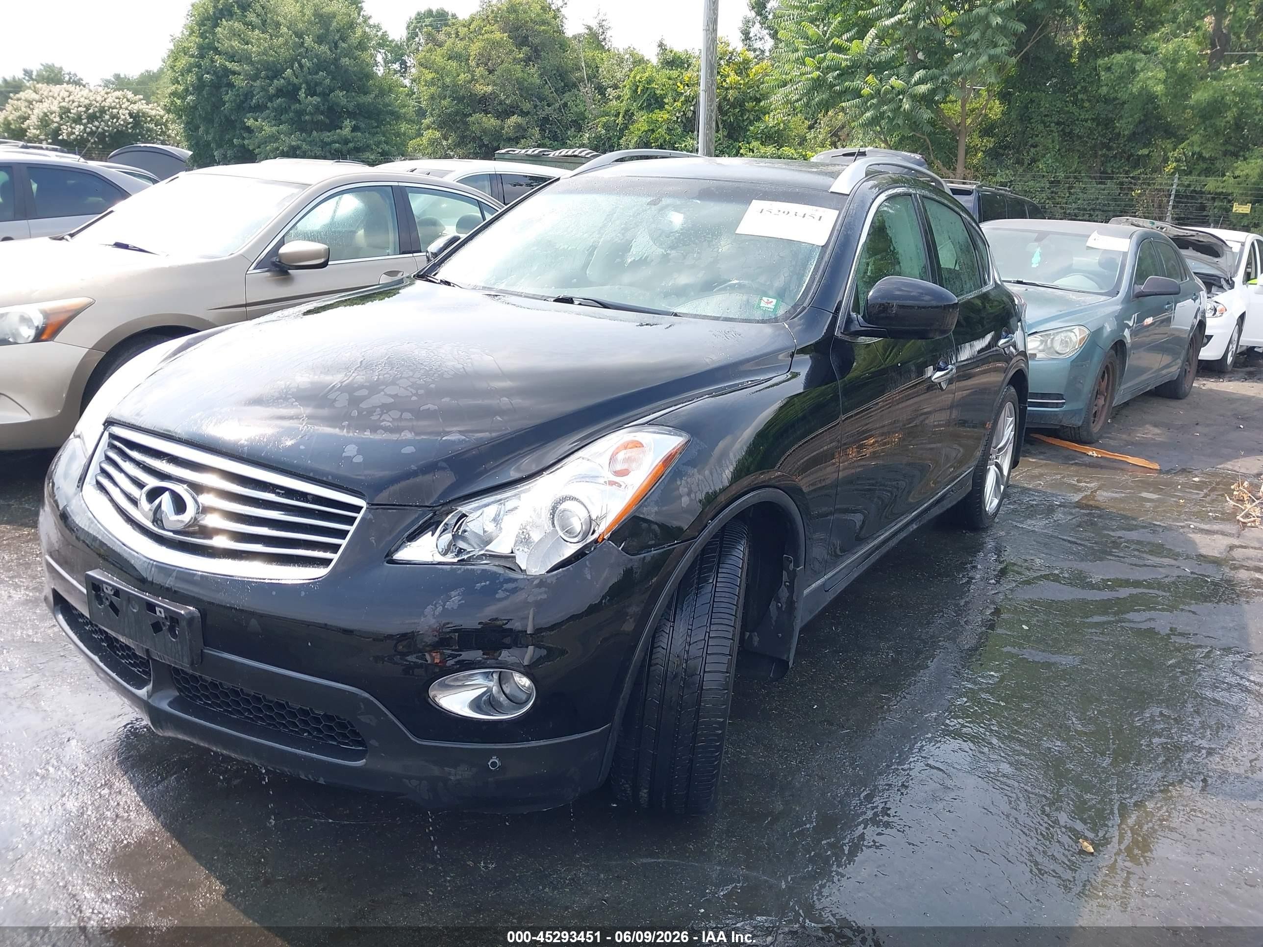 2013 Infiniti Ex37 Journey Black vin: JN1BJ0HR0DM482415