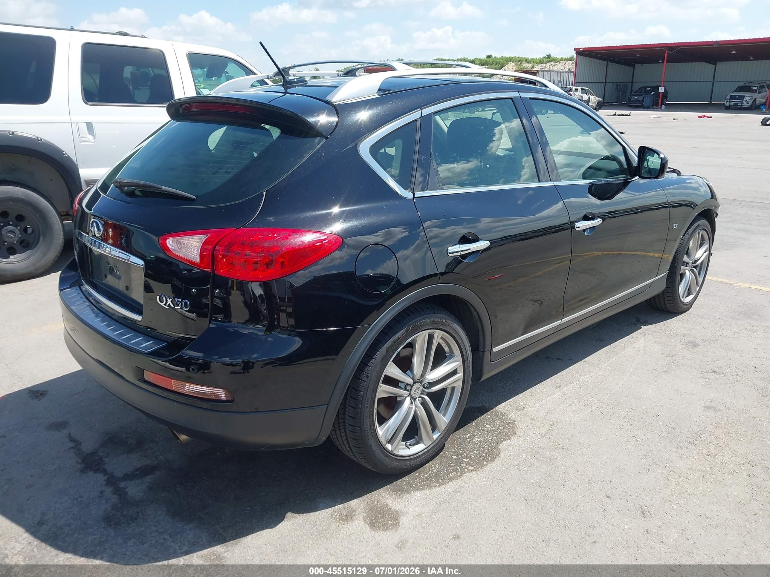 2015 Infiniti Qx50 Journey Black vin: JN1BJ0HR0FM772365