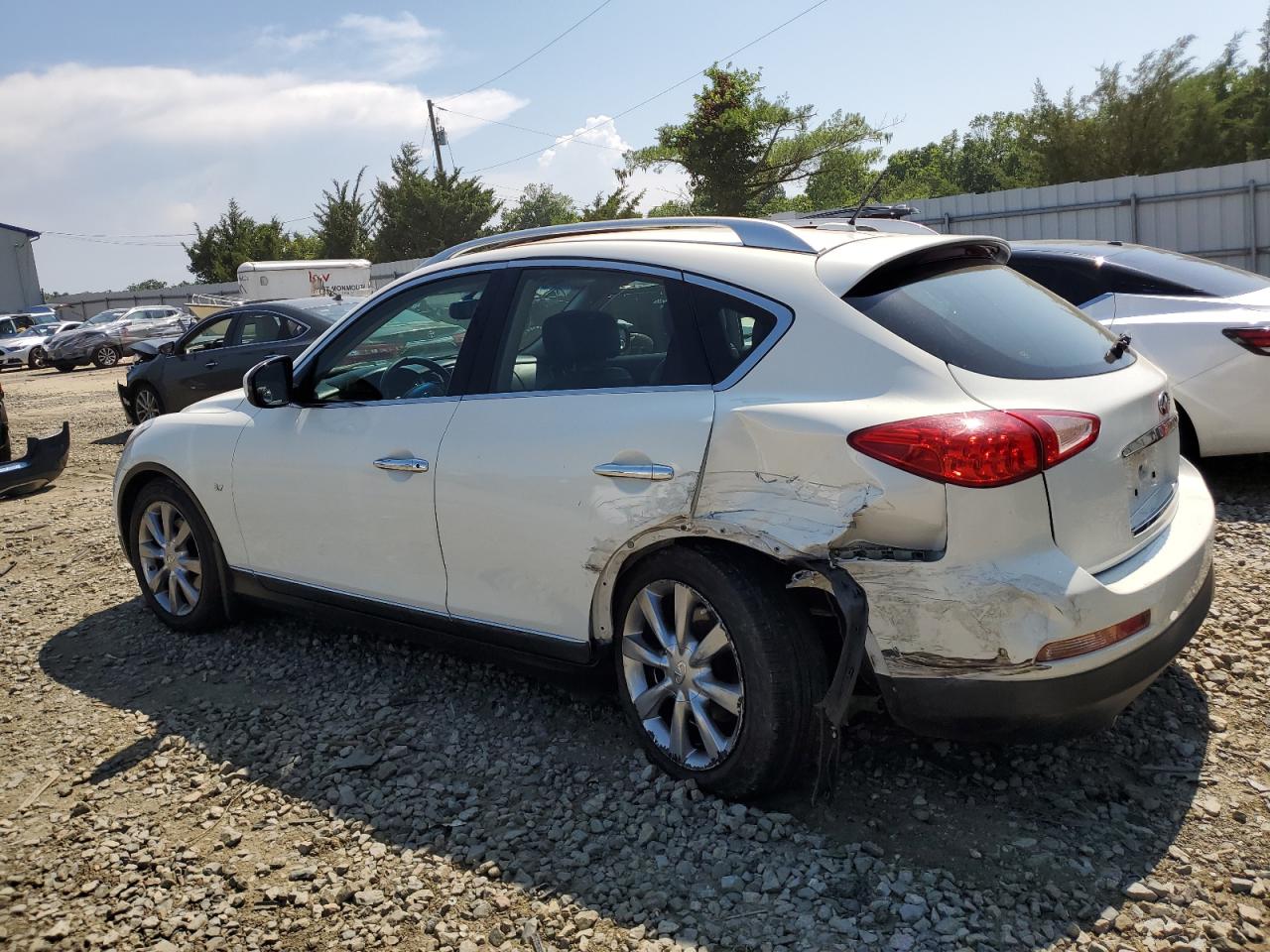 2015 Infiniti Qx50 Белый vin: JN1BJ0HR0FM773497