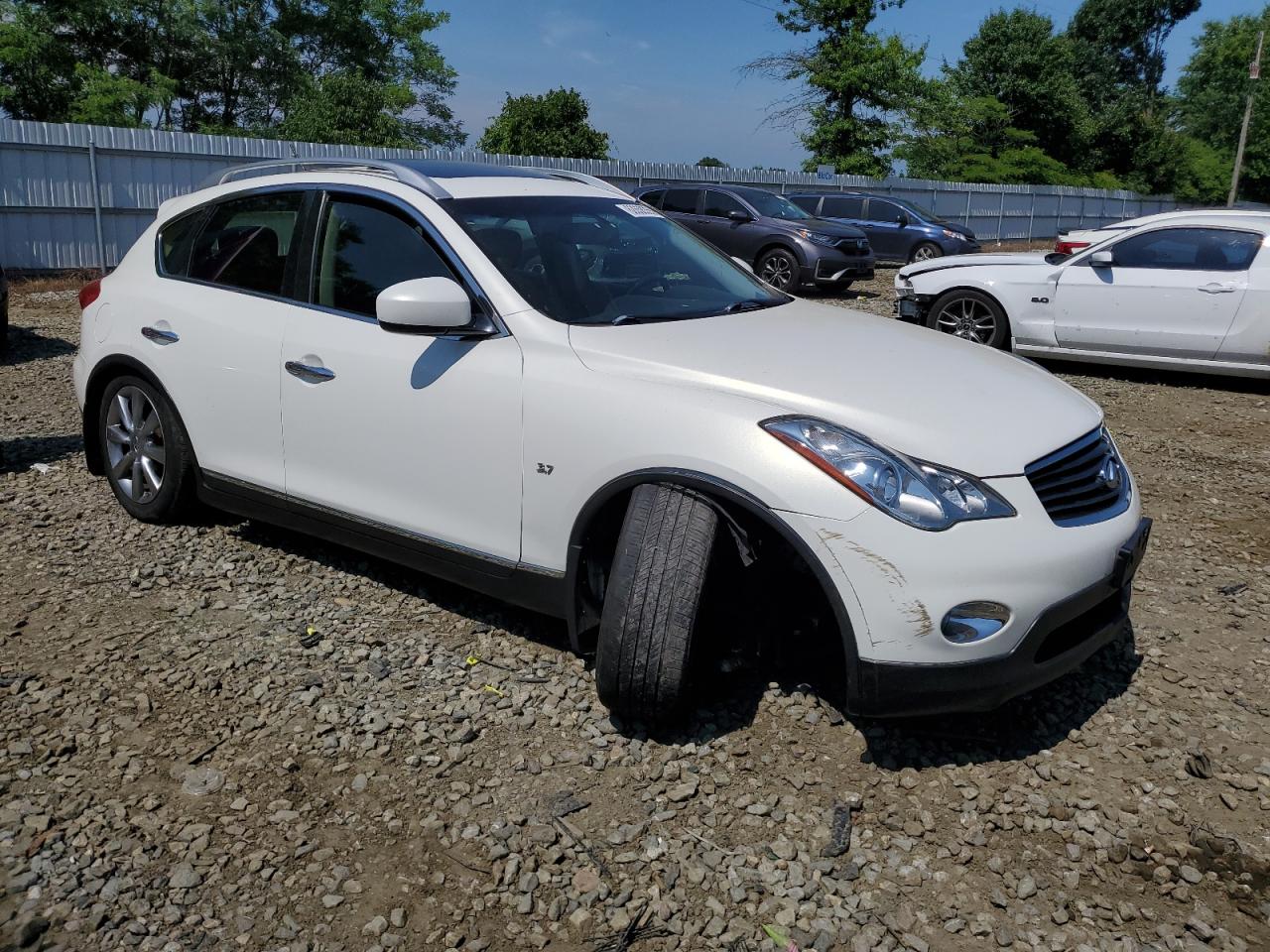 2015 Infiniti Qx50 Белый vin: JN1BJ0HR0FM773497