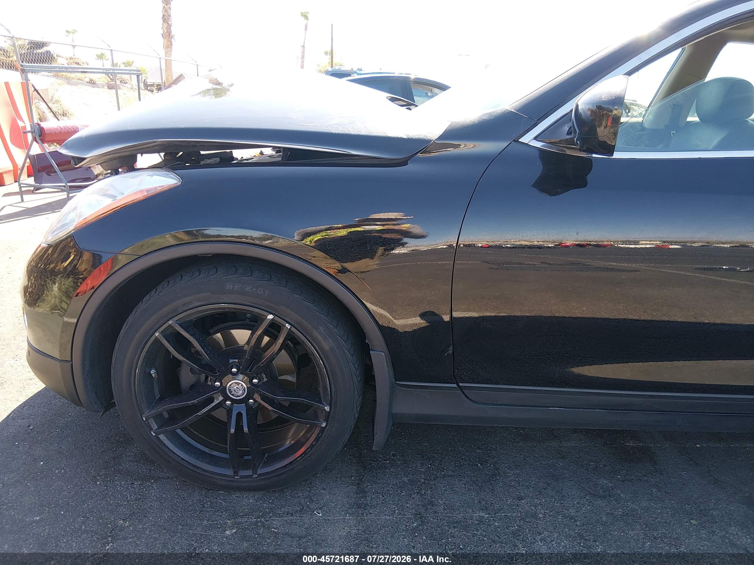 2013 Infiniti Ex37 Journey Black vin: JN1BJ0HR1DM480642