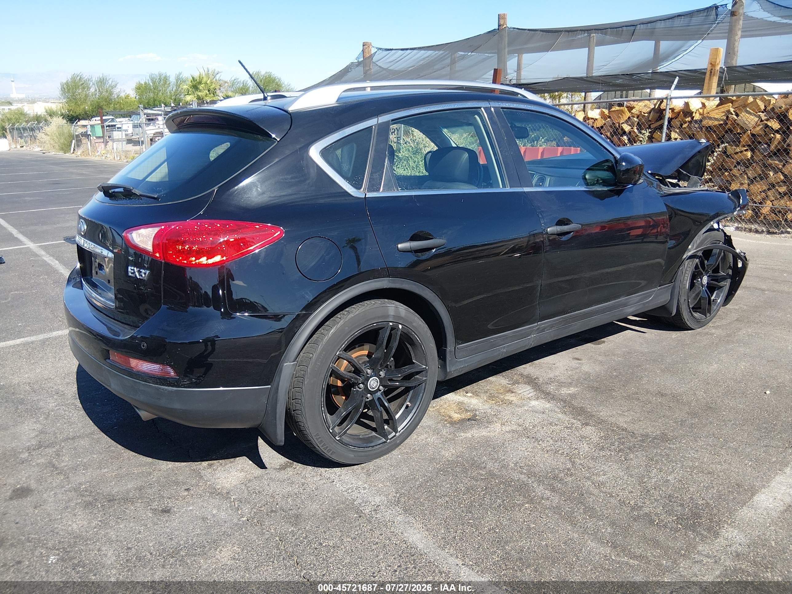 2013 Infiniti Ex37 Journey Black vin: JN1BJ0HR1DM480642