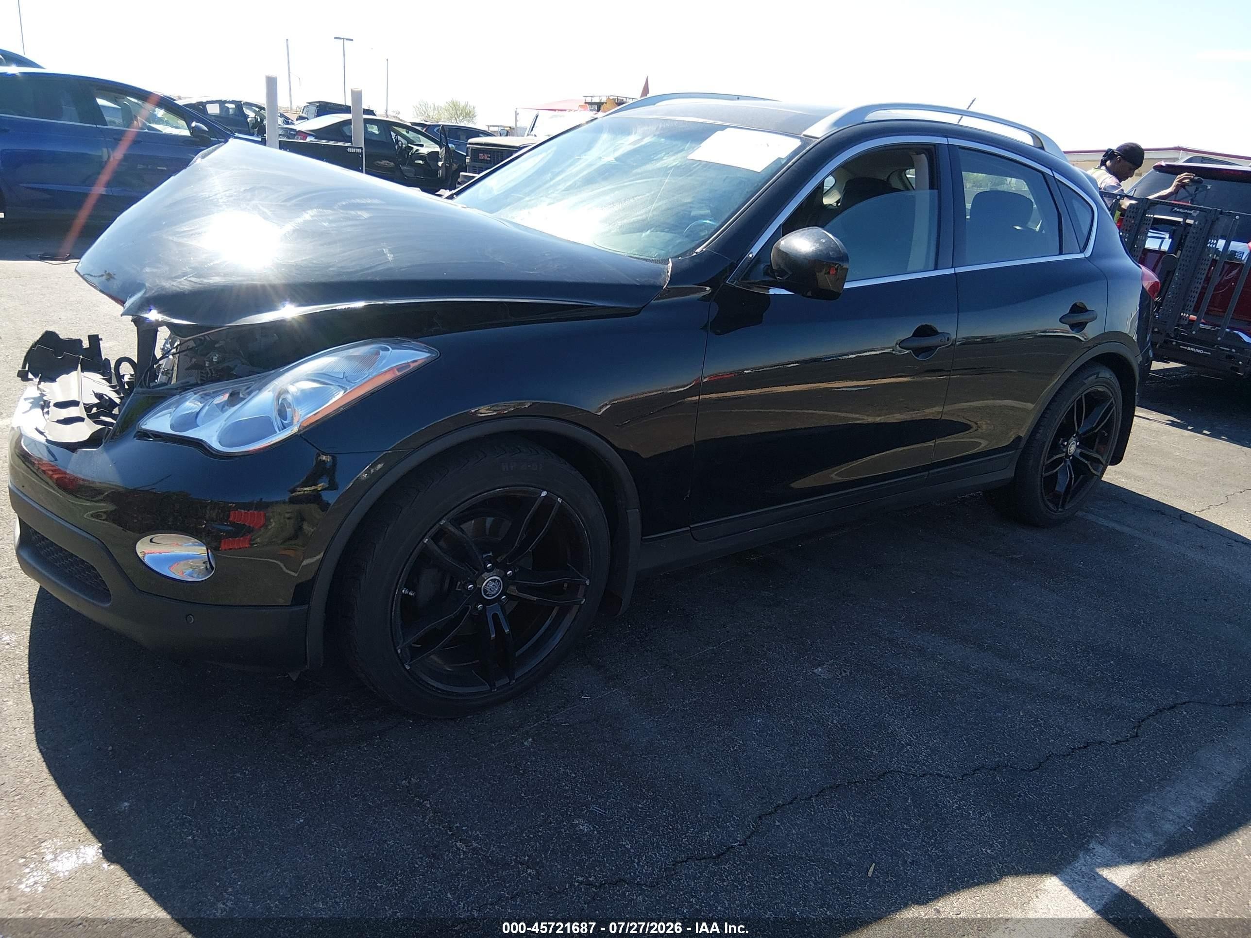 2013 Infiniti Ex37 Journey Black vin: JN1BJ0HR1DM480642