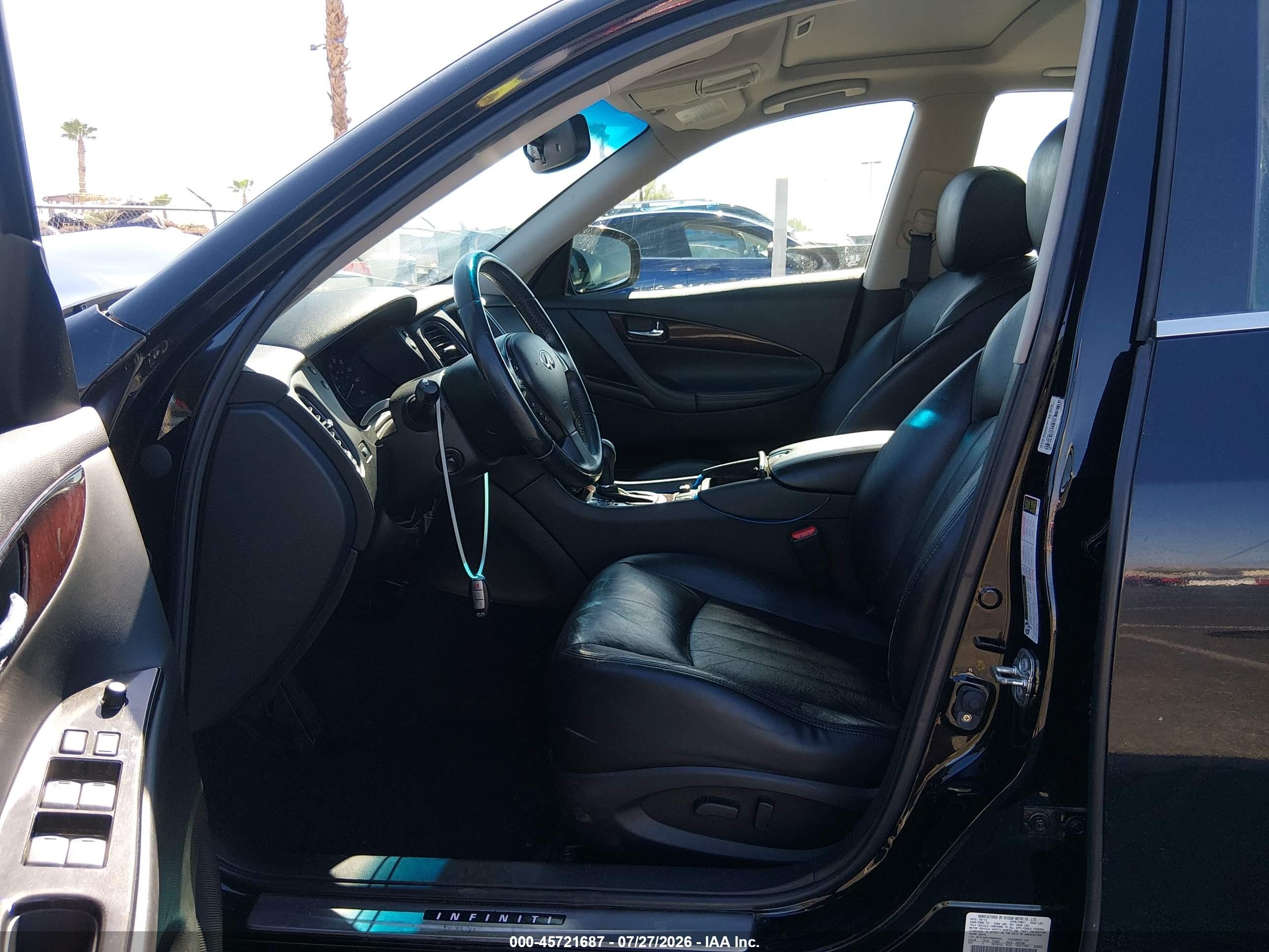 2013 Infiniti Ex37 Journey Black vin: JN1BJ0HR1DM480642