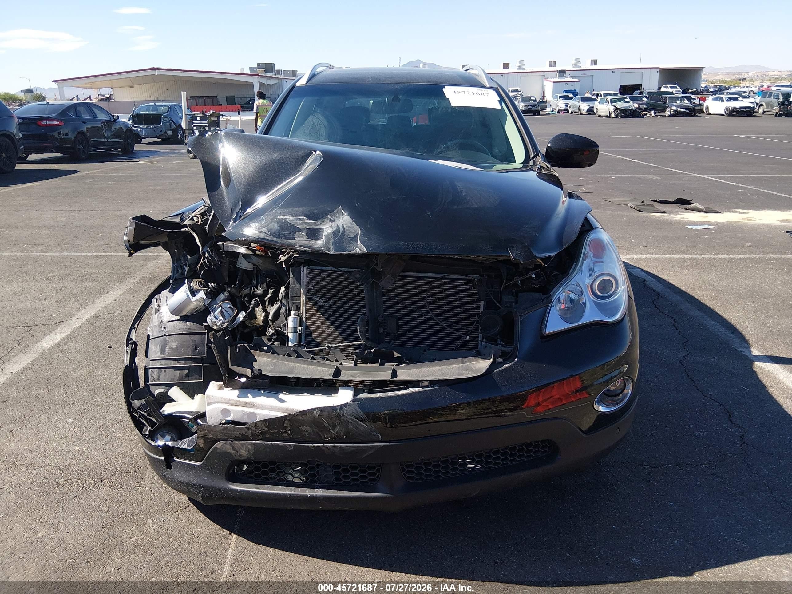 2013 Infiniti Ex37 Journey Black vin: JN1BJ0HR1DM480642