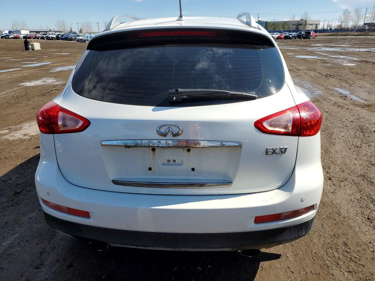 2013 Infiniti Ex37 Base White vin: JN1BJ0HR1DM481211