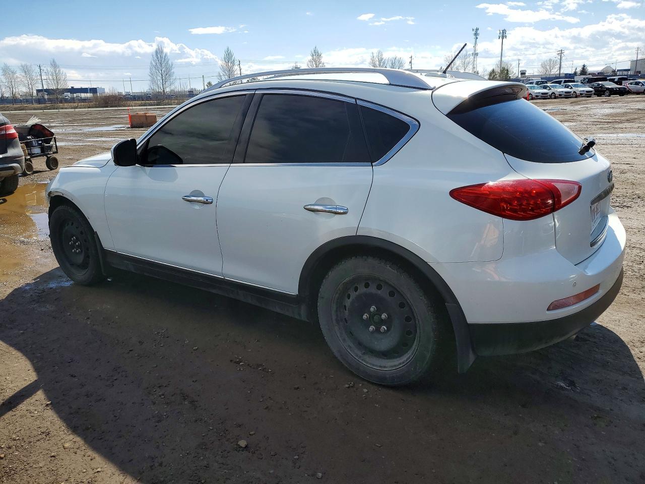 2013 Infiniti Ex37 Base White vin: JN1BJ0HR1DM481211