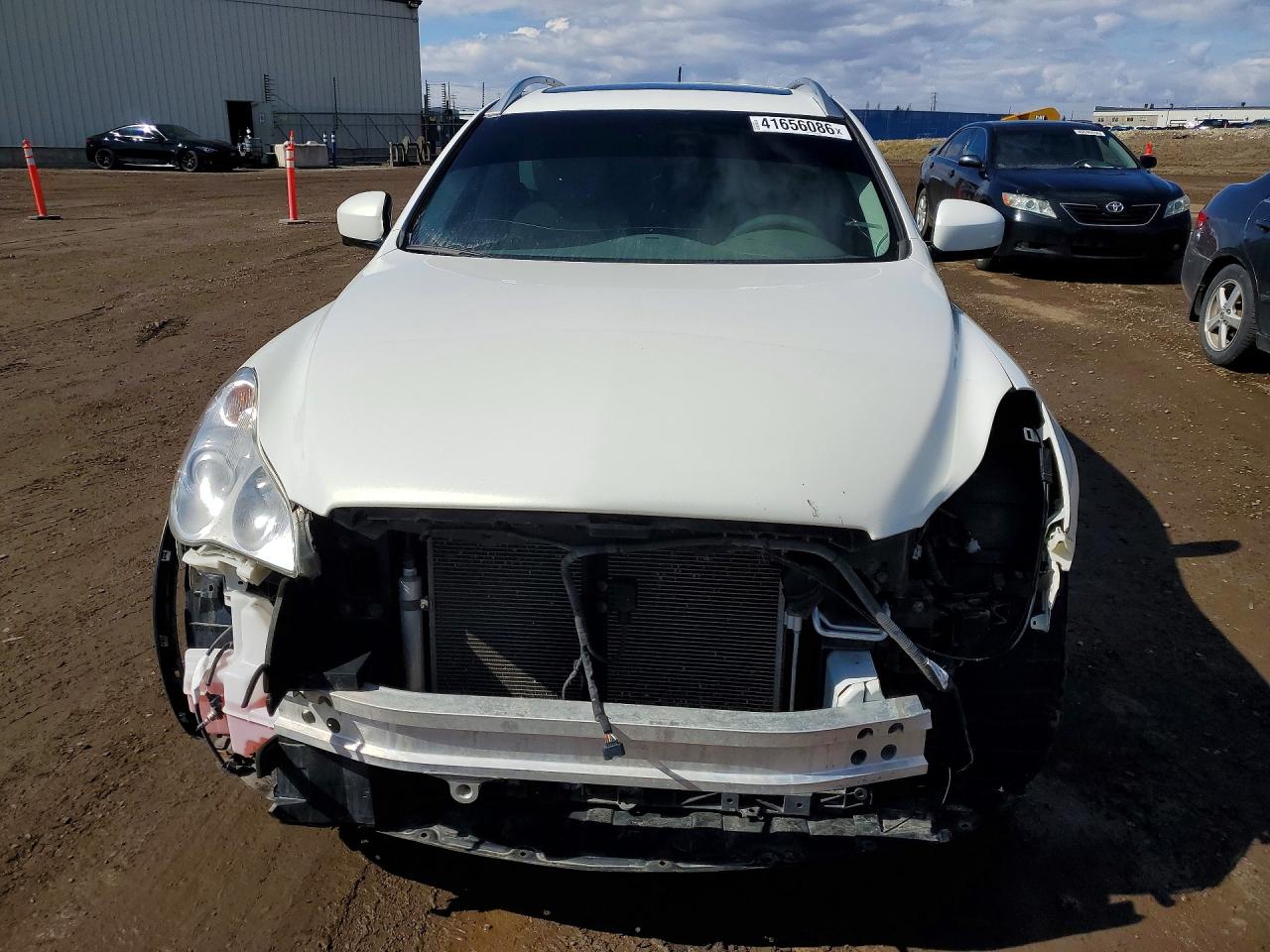 2013 Infiniti Ex37 Base White vin: JN1BJ0HR1DM481211