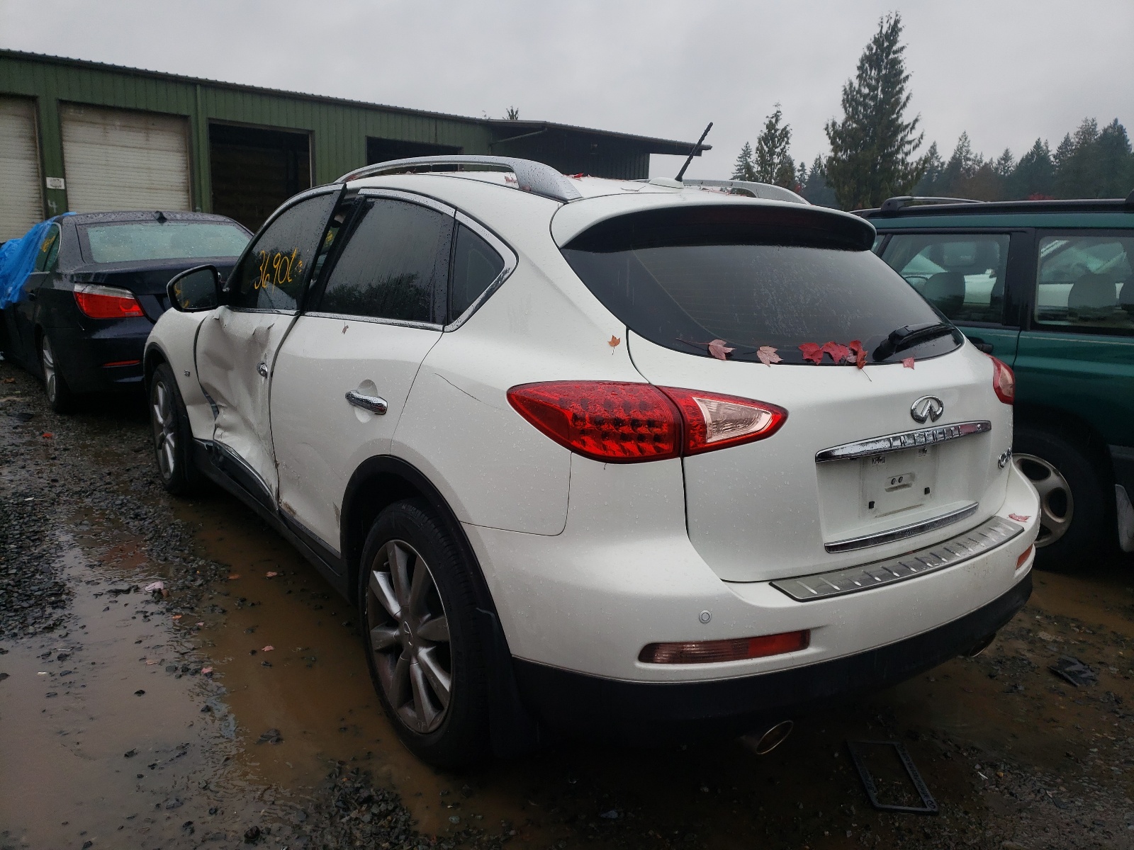2015 Infiniti Qx50  White vin: JN1BJ0HR2FM772092