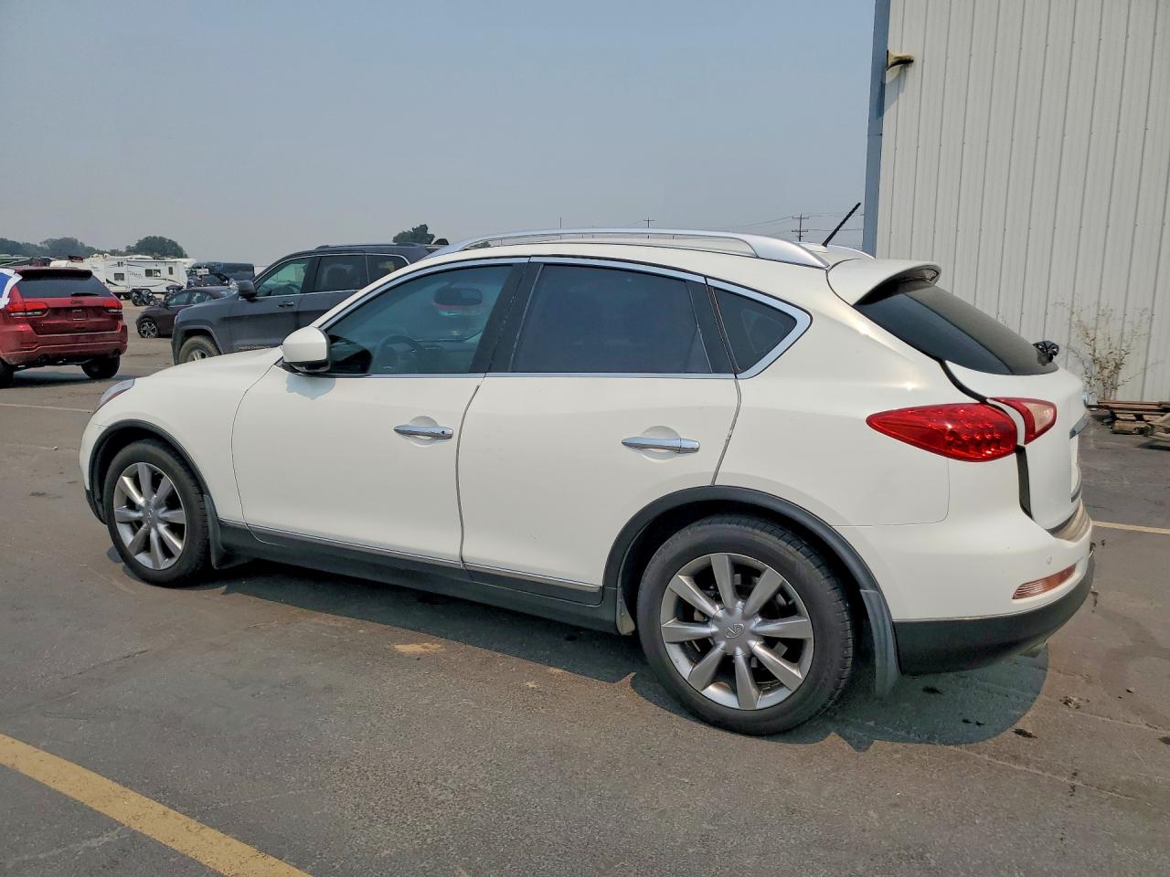 2015 Infiniti Qx50 Journey White vin: JN1BJ0HR2FM772092
