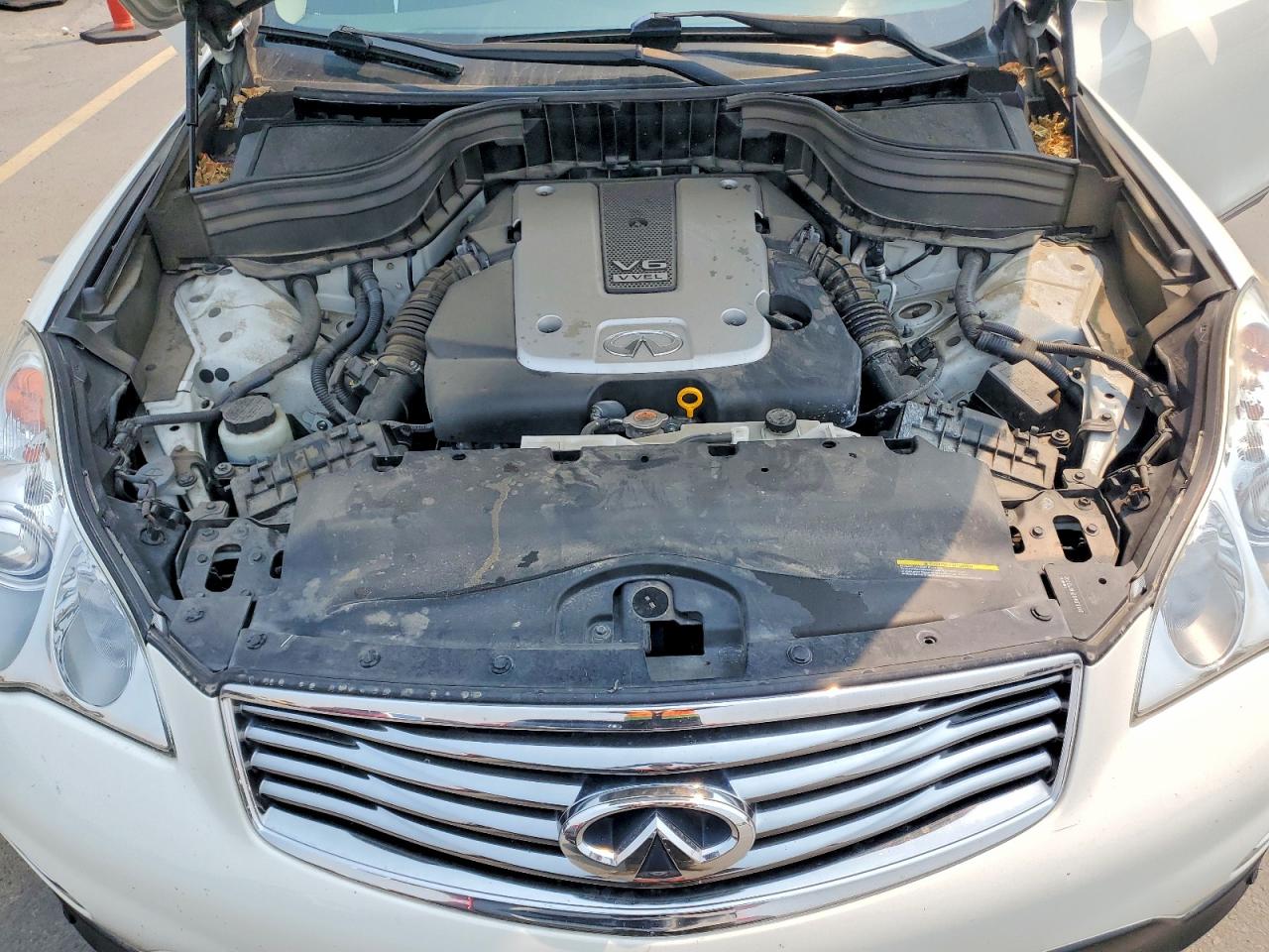 2015 Infiniti Qx50 Journey White vin: JN1BJ0HR2FM772092