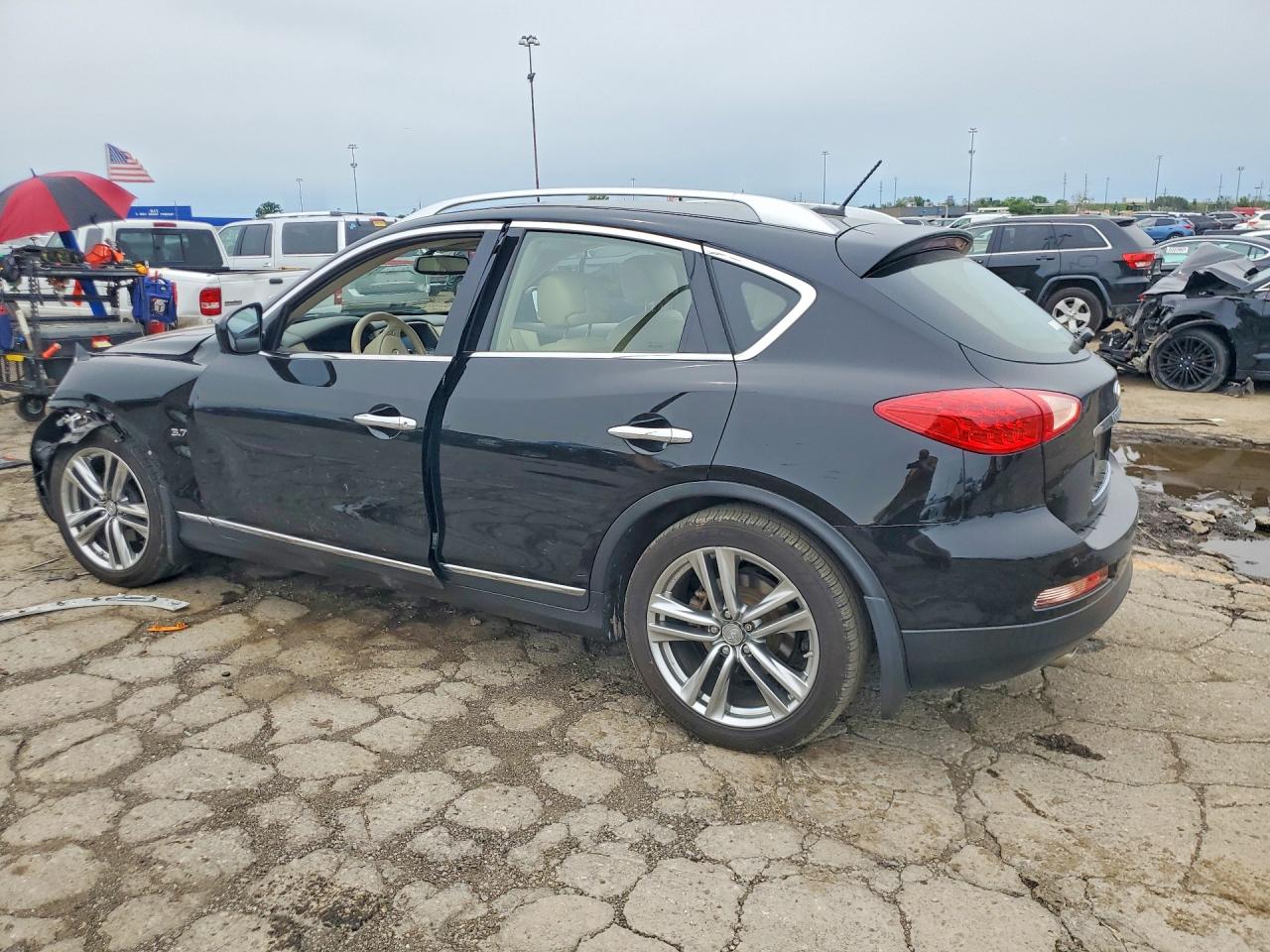 2015 Infiniti Qx50 Base Black vin: JN1BJ0HR2FM774103