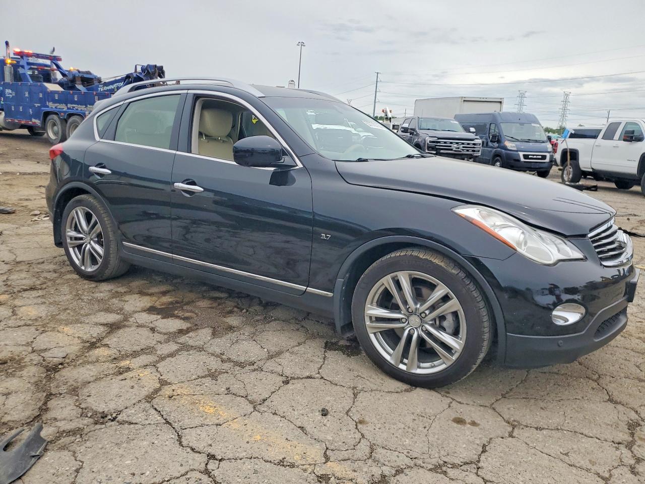 2015 Infiniti Qx50 Base Black vin: JN1BJ0HR2FM774103