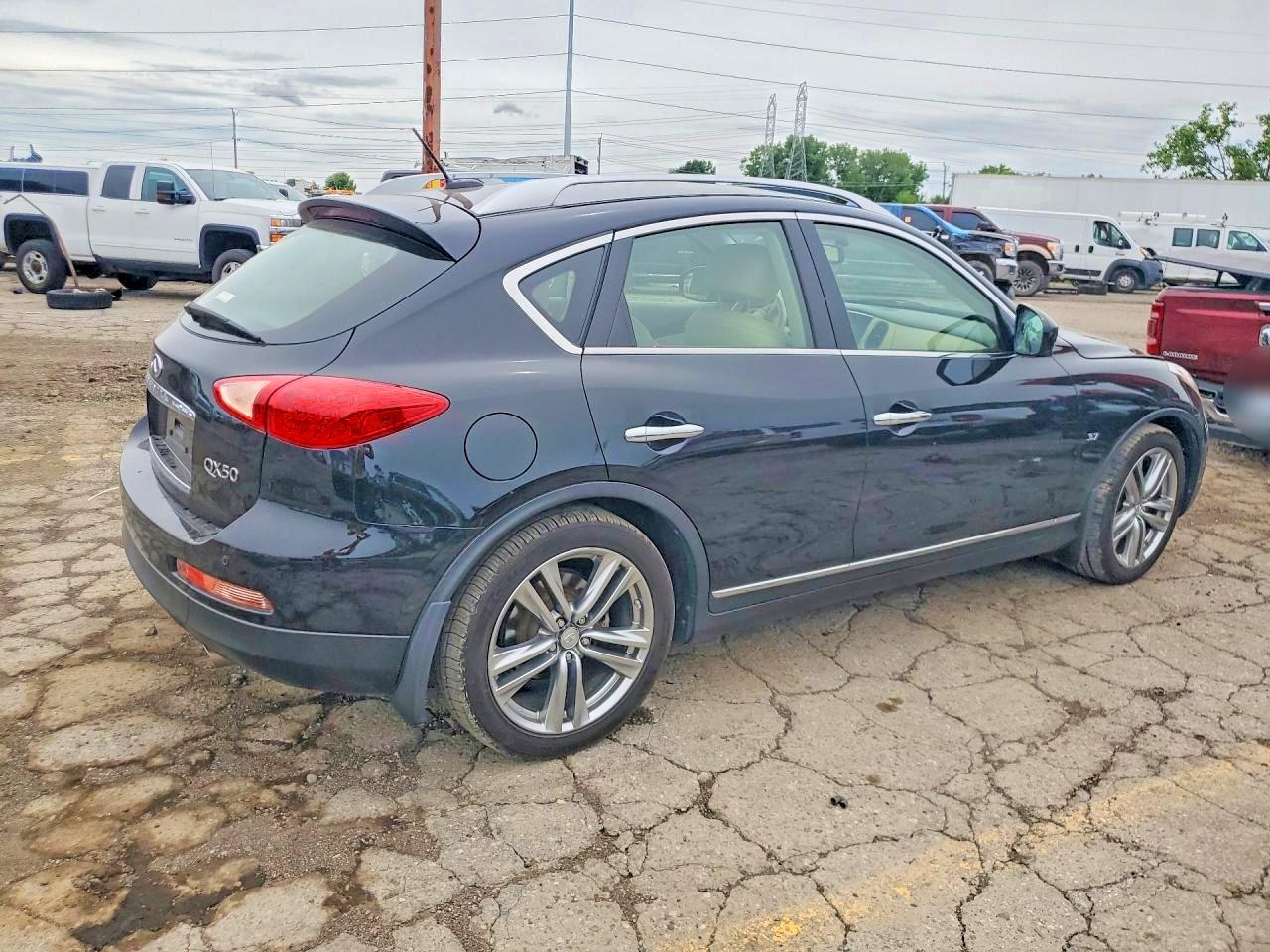 2015 Infiniti Qx50 Base Black vin: JN1BJ0HR2FM774103