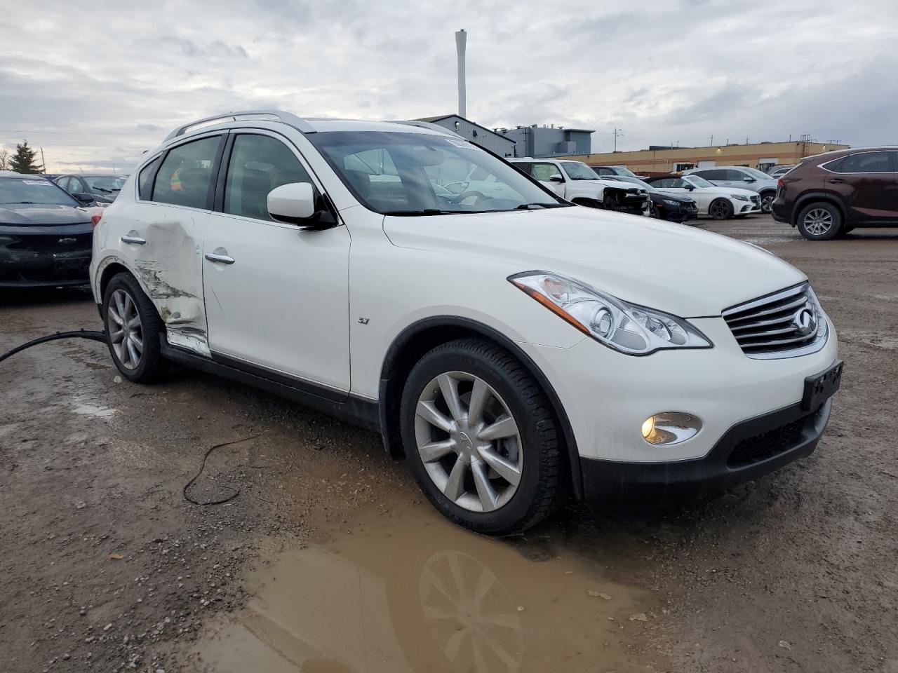 2015 Infiniti Qx50 Белый vin: JN1BJ0HR3FM773719