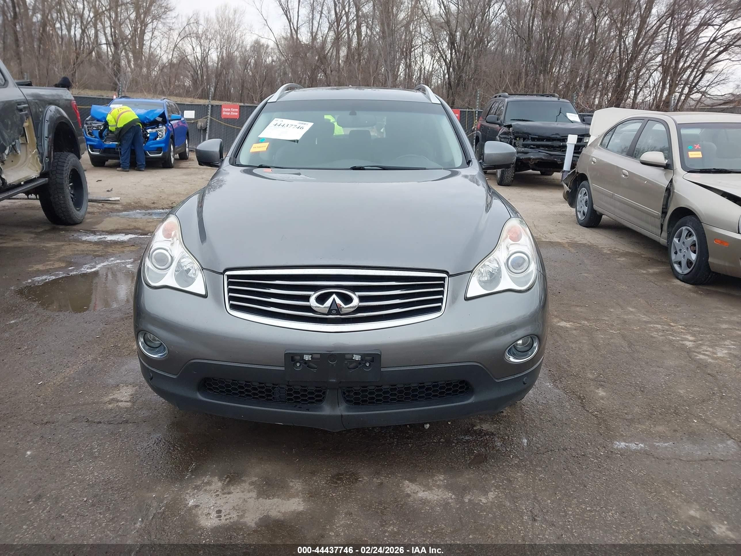 2015 Infiniti Qx50 Journey Серый vin: JN1BJ0HR4FM773339