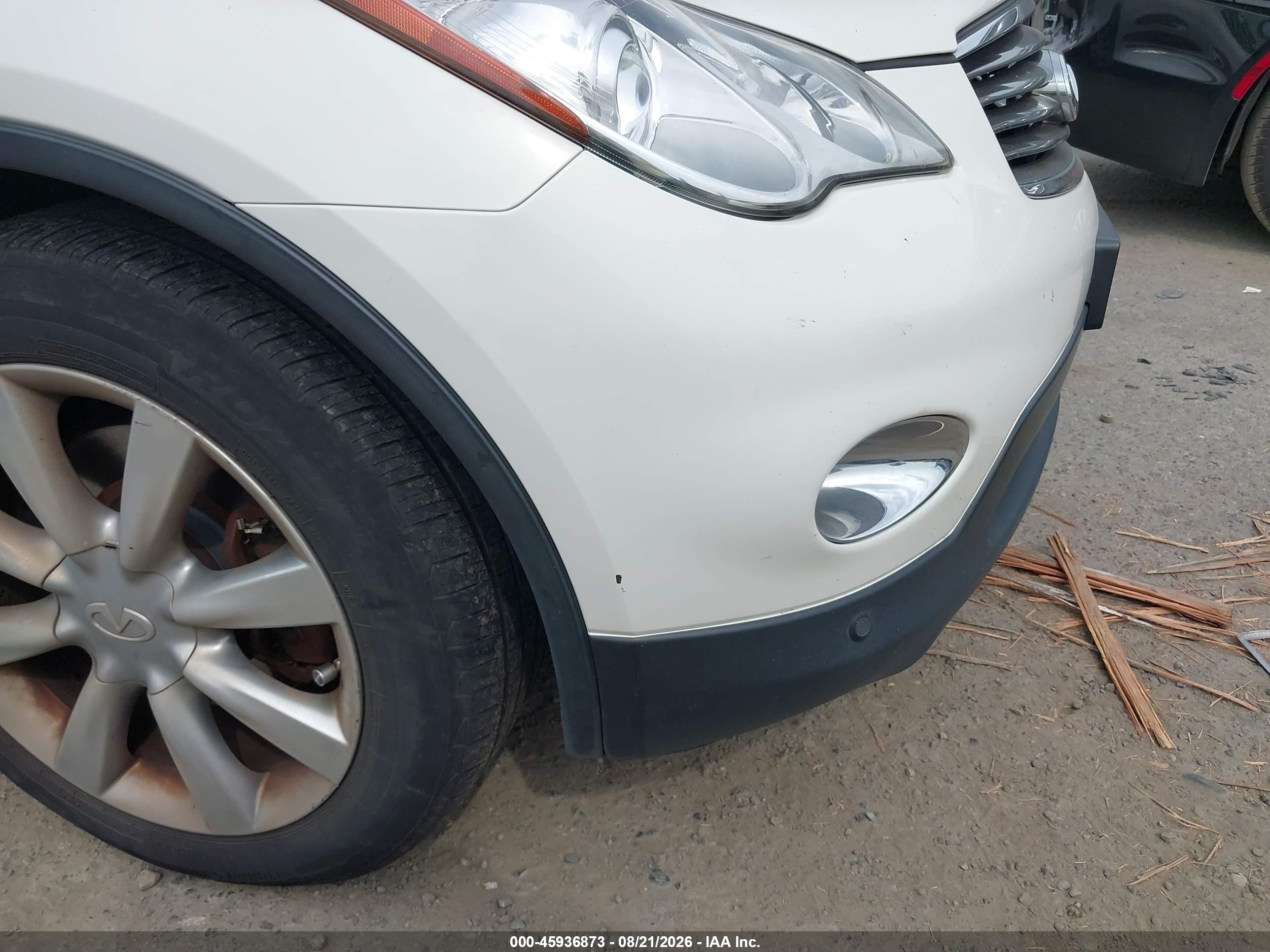 2015 Infiniti Qx50 Journey White vin: JN1BJ0HR4FM773888