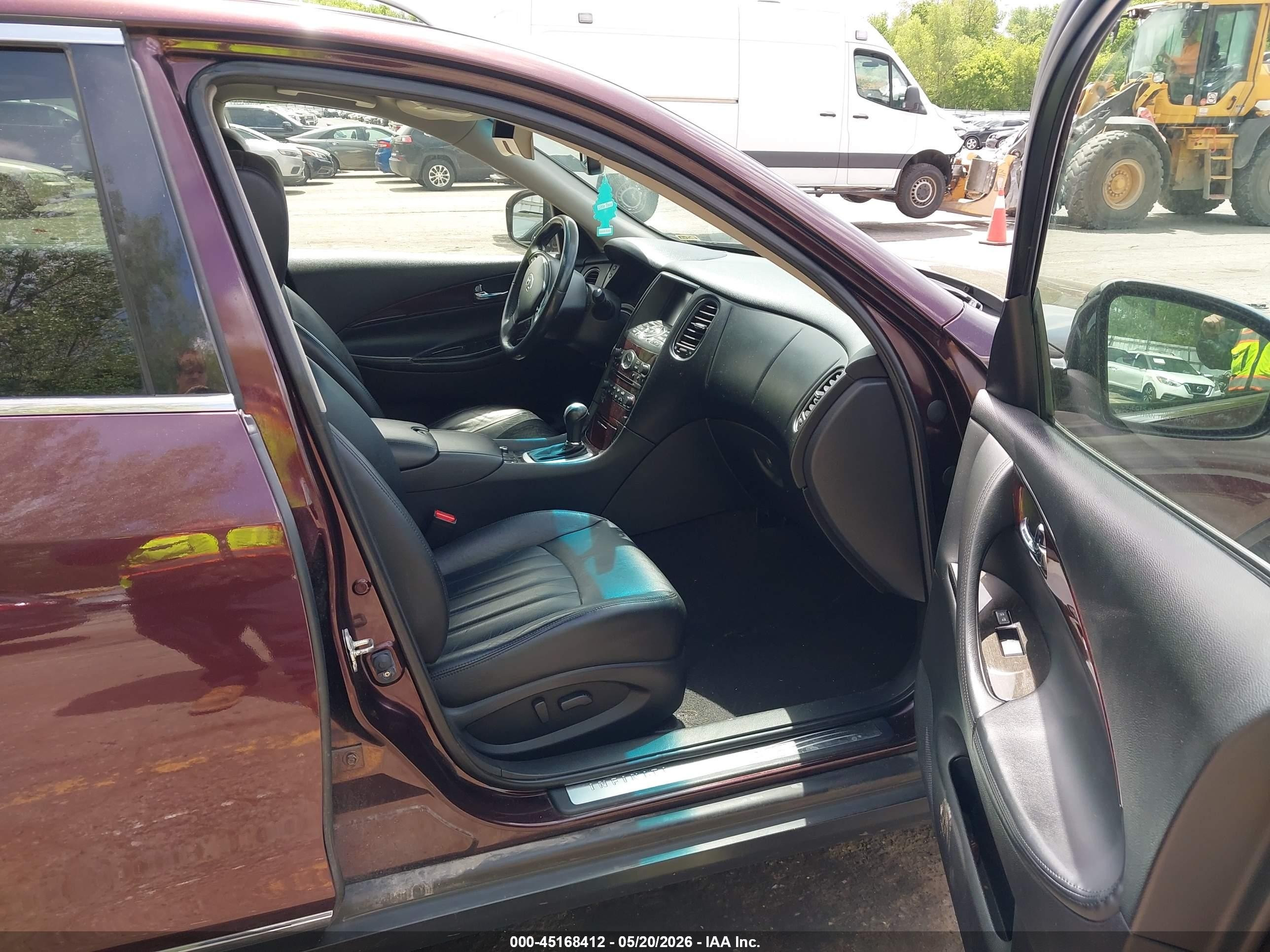 2013 Infiniti Ex37 Journey Maroon vin: JN1BJ0HR5DM481471