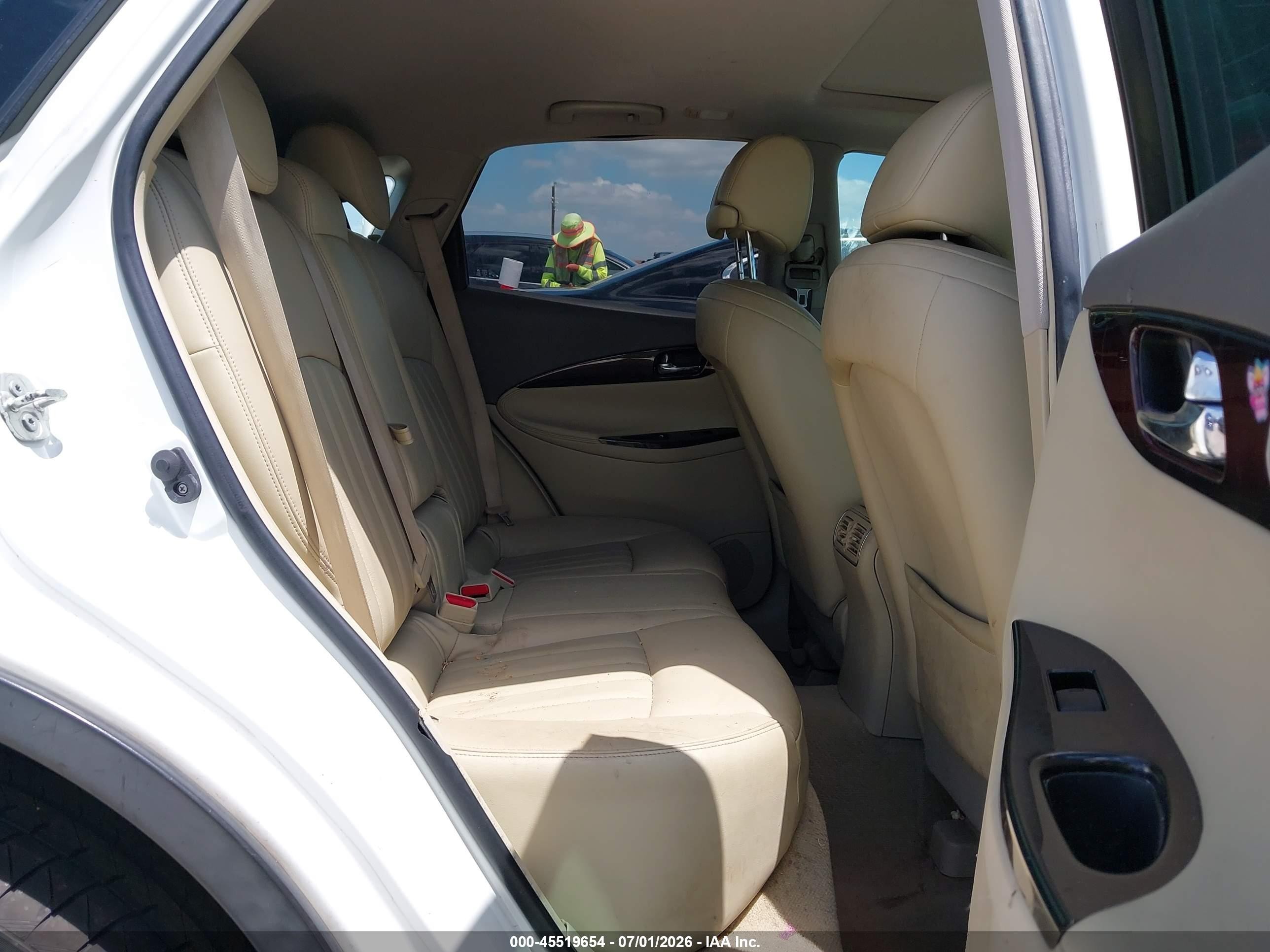 2014 Infiniti Qx50 Journey White vin: JN1BJ0HR5EM190177