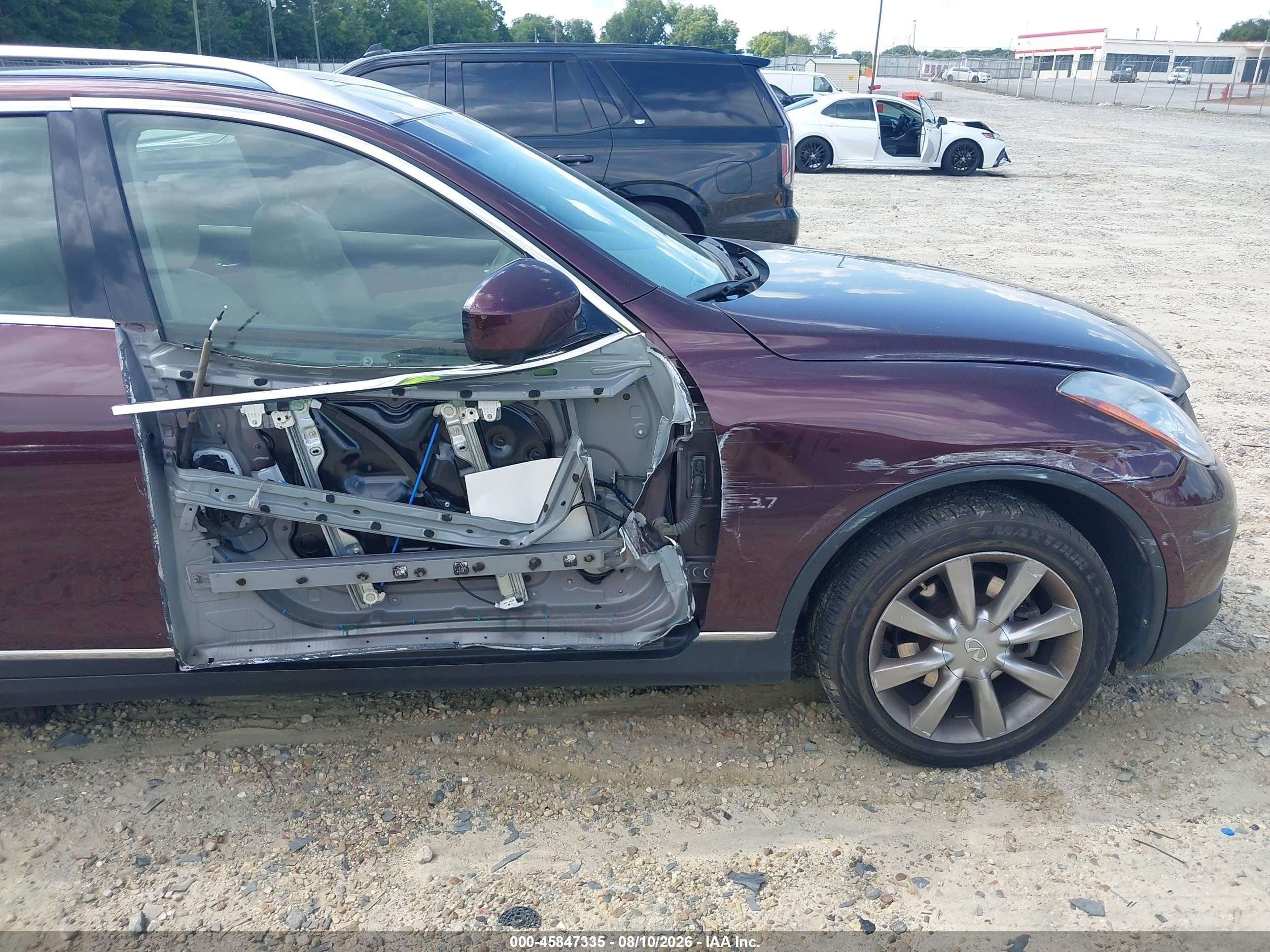 2014 Infiniti Qx50 Journey Purple vin: JN1BJ0HR5EM191006
