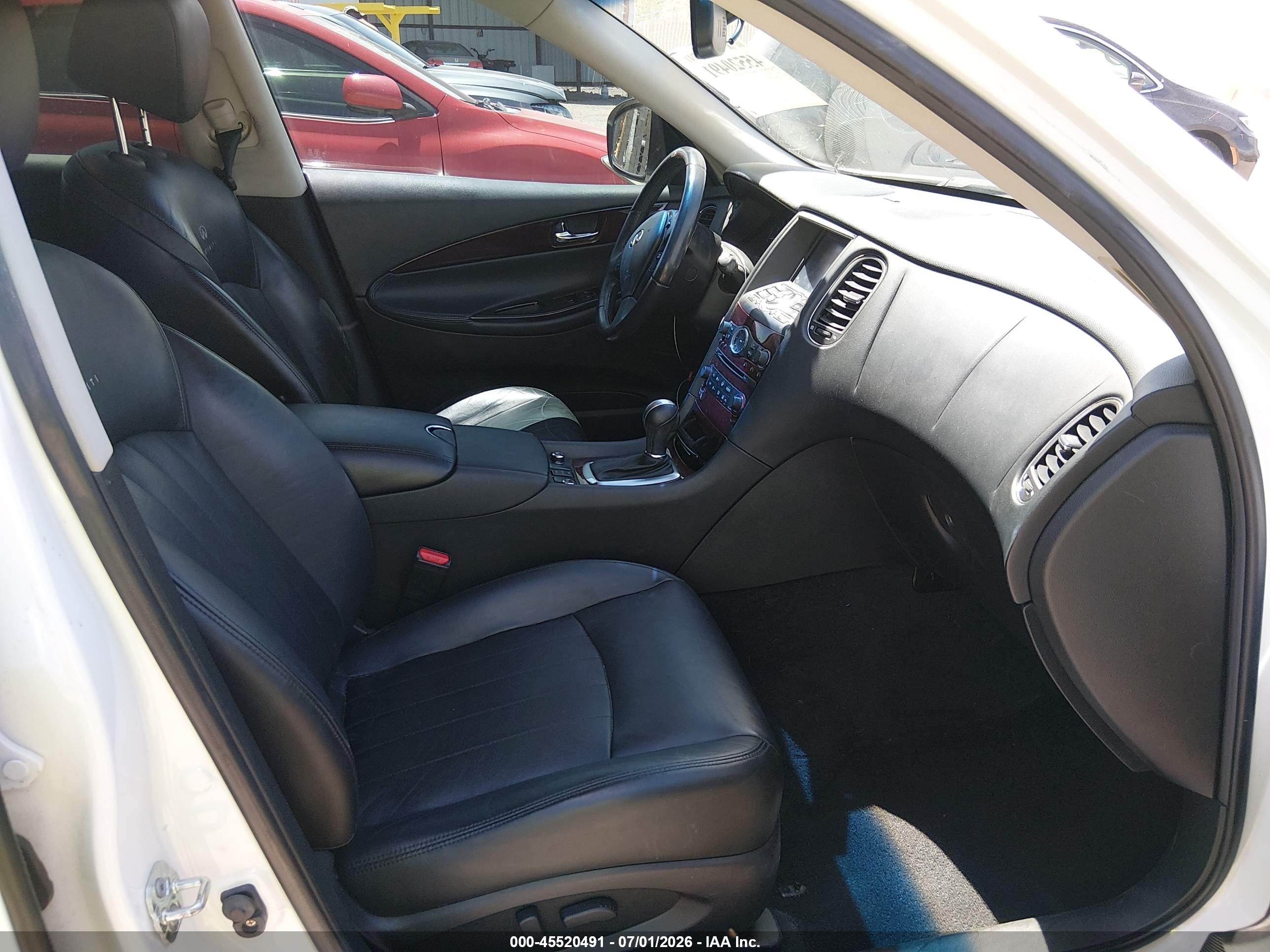 2014 Infiniti Qx50 Journey White vin: JN1BJ0HR5EM192771
