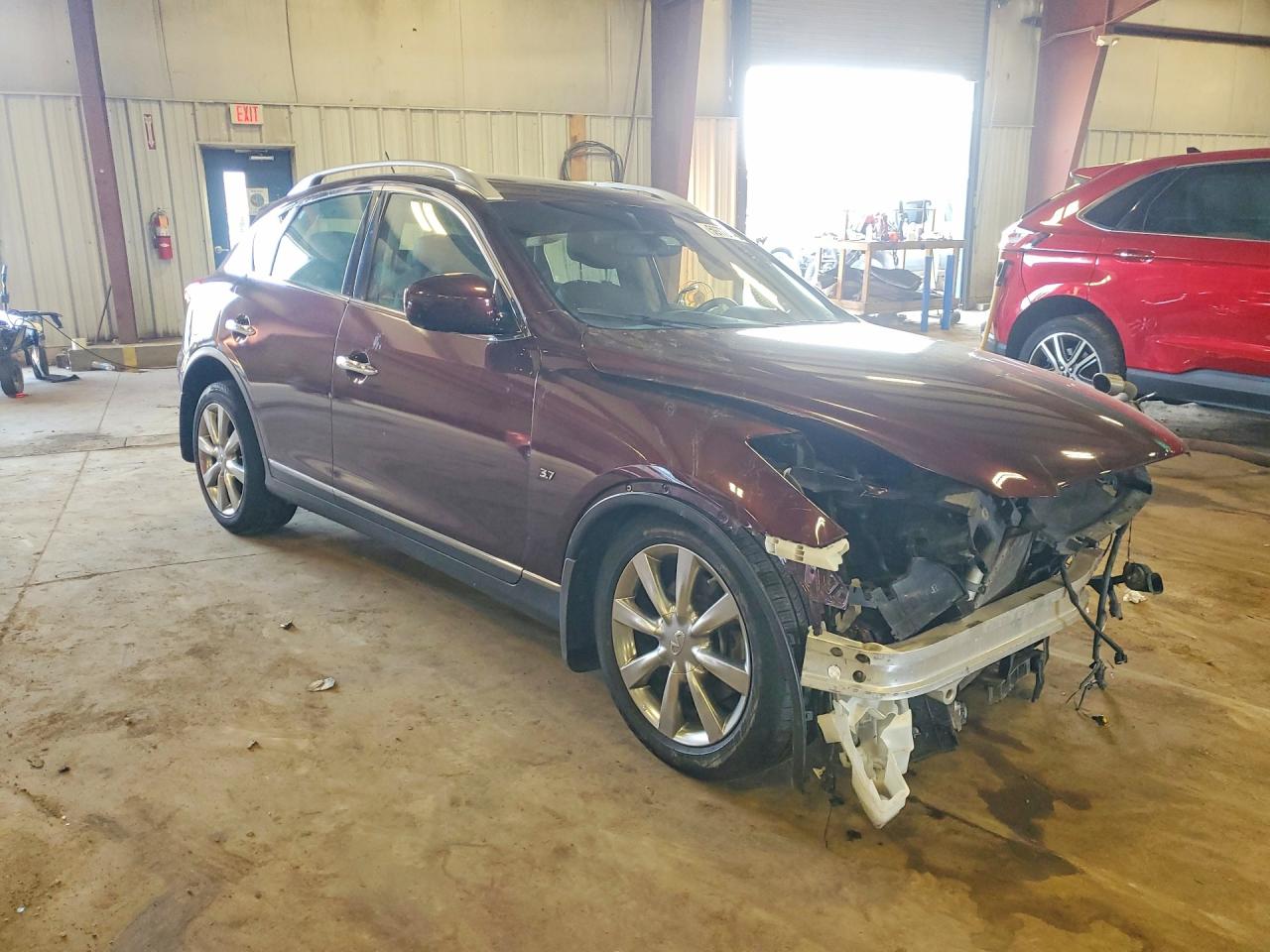 2015 Infiniti Qx50 Journey Red vin: JN1BJ0HR5FM772619