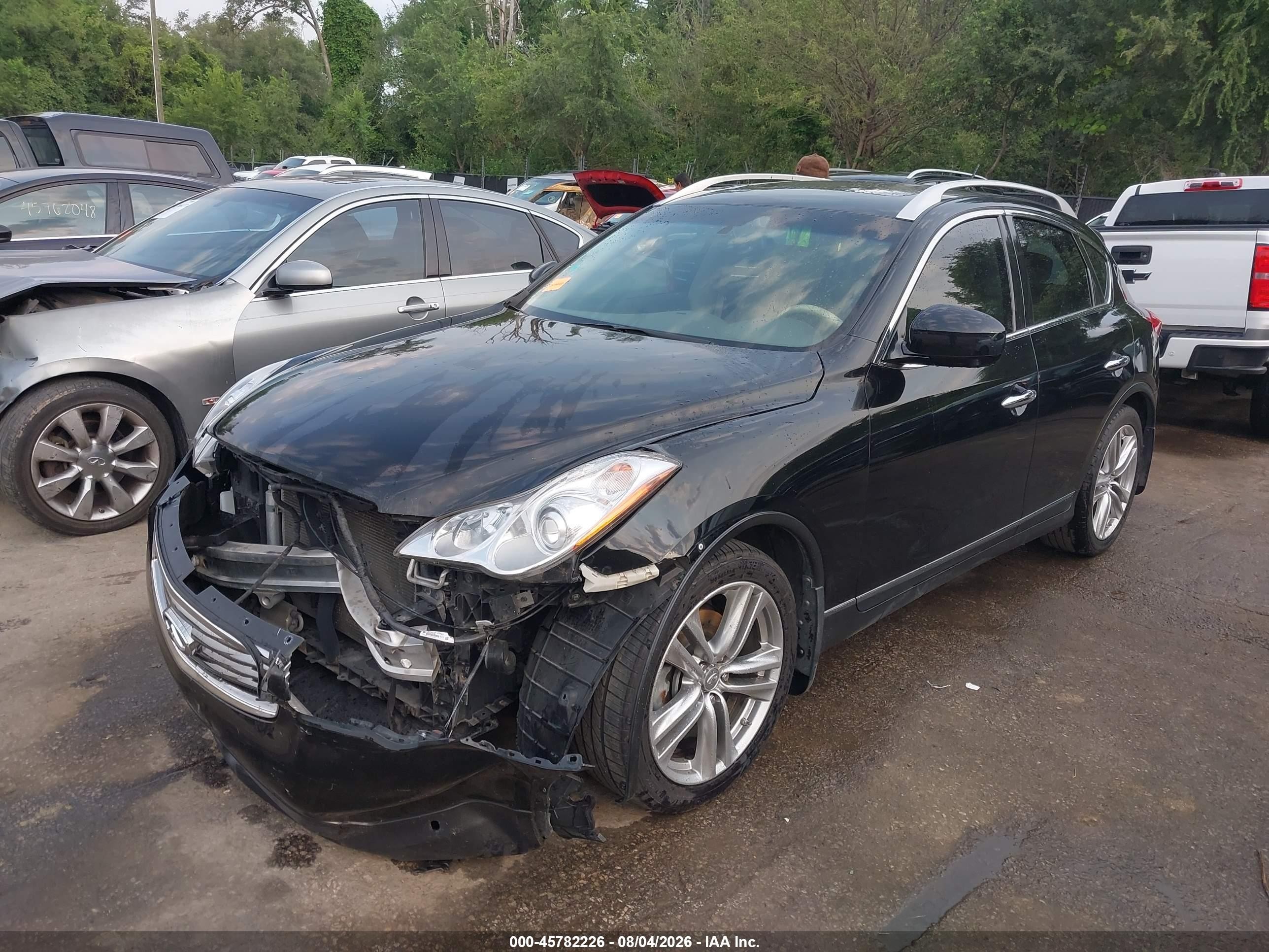 2013 Infiniti Ex37 Journey Черный vin: JN1BJ0HR6DM481916