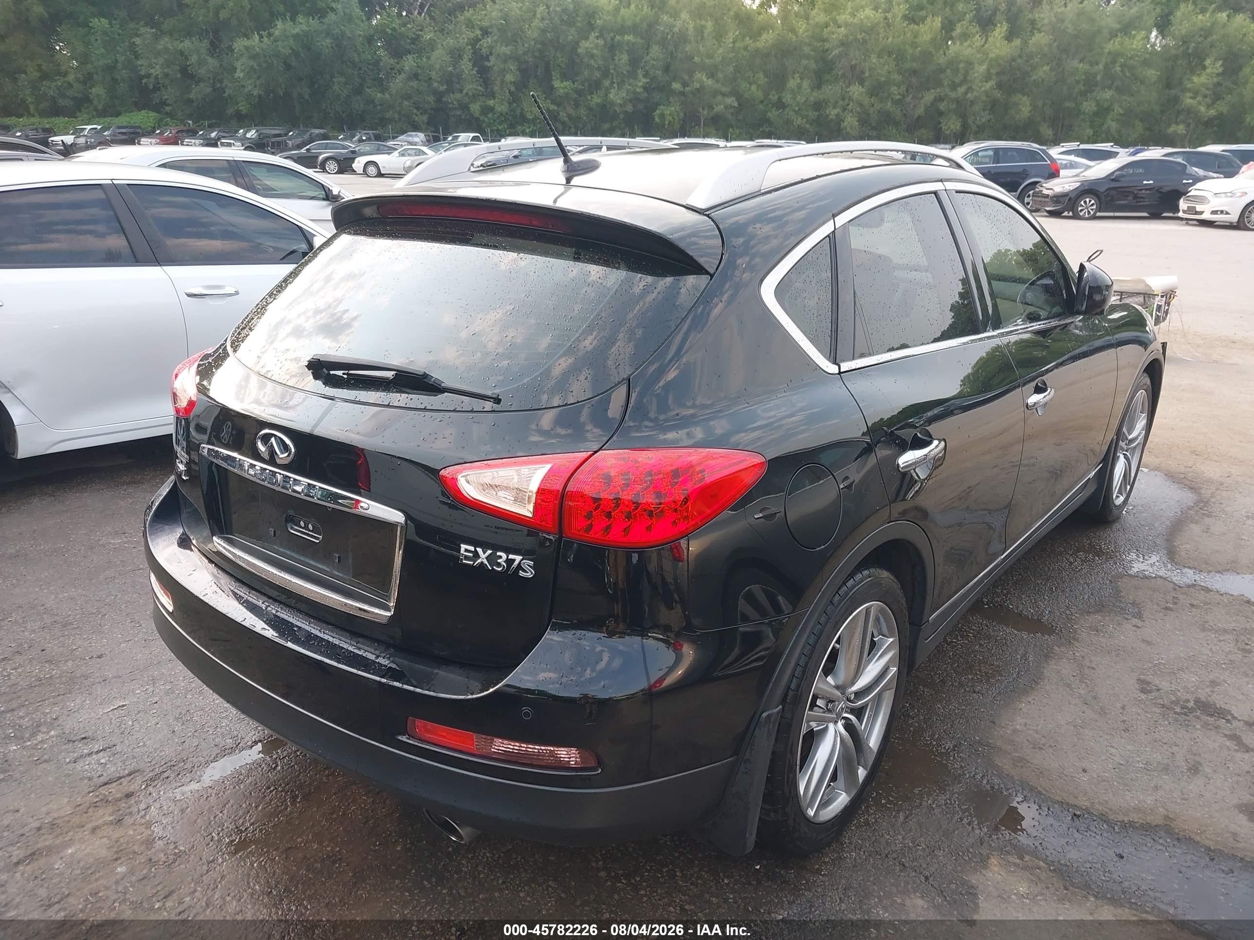 2013 Infiniti Ex37 Journey Черный vin: JN1BJ0HR6DM481916