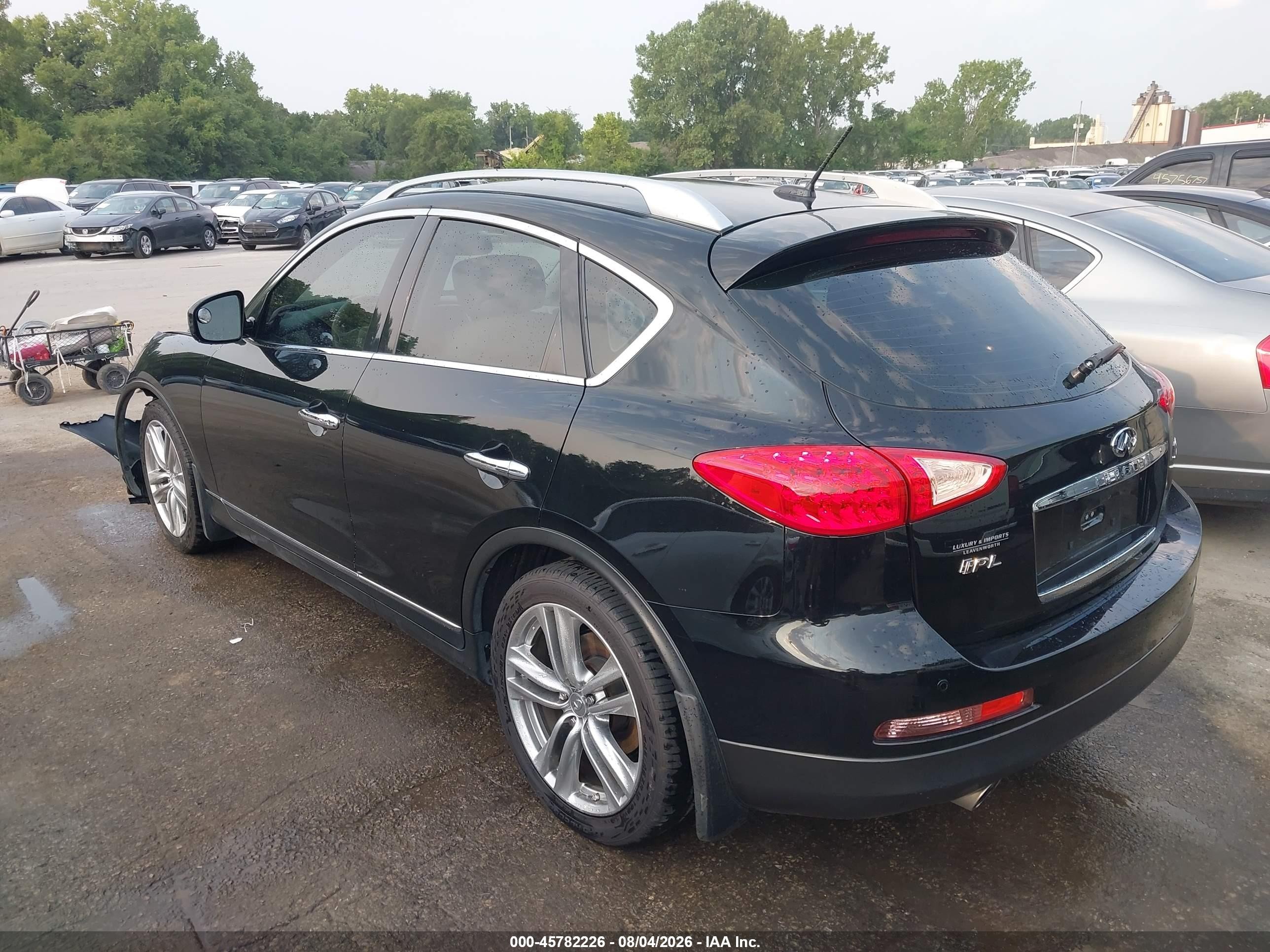 2013 Infiniti Ex37 Journey Черный vin: JN1BJ0HR6DM481916