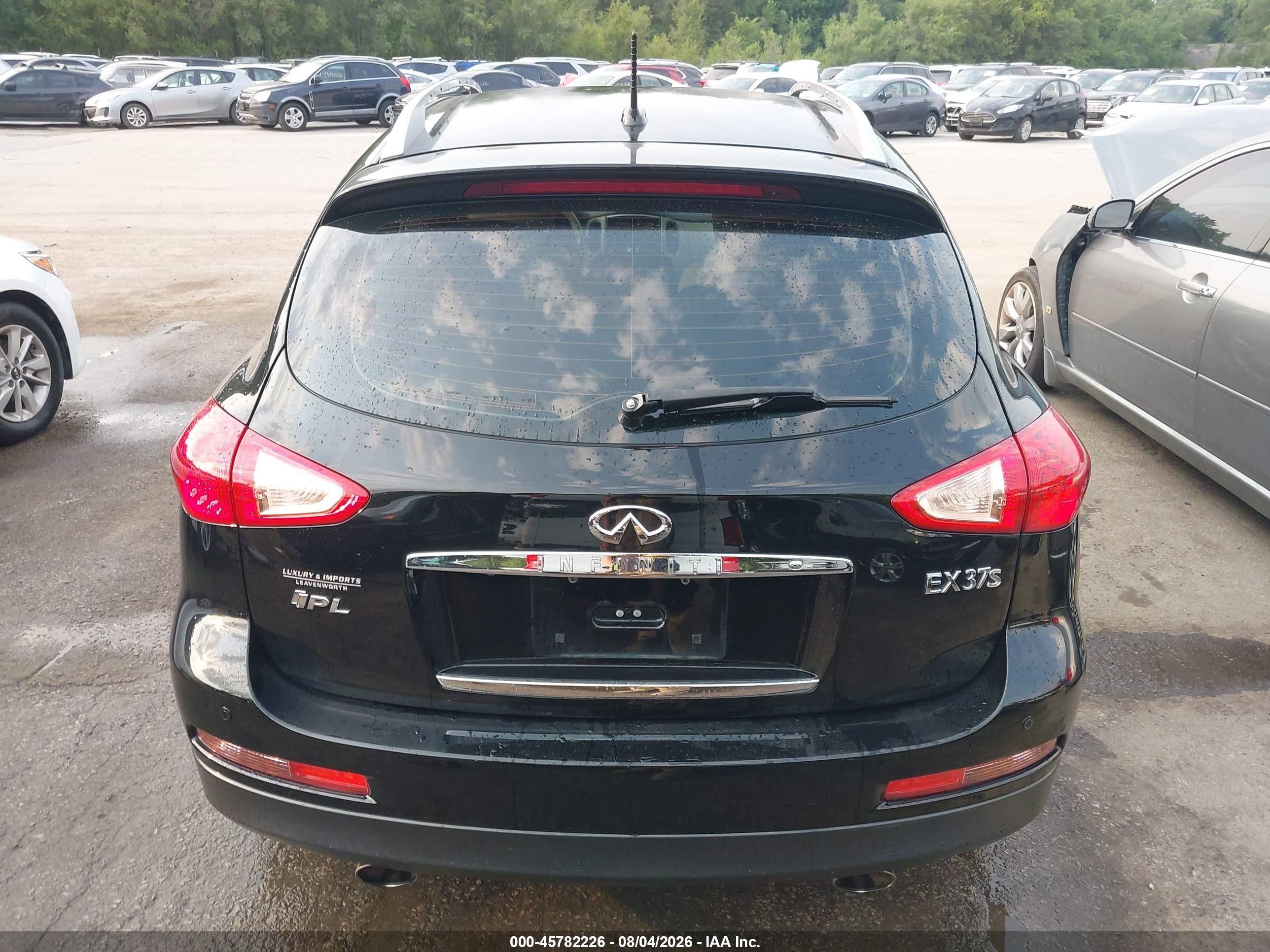 2013 Infiniti Ex37 Journey Черный vin: JN1BJ0HR6DM481916