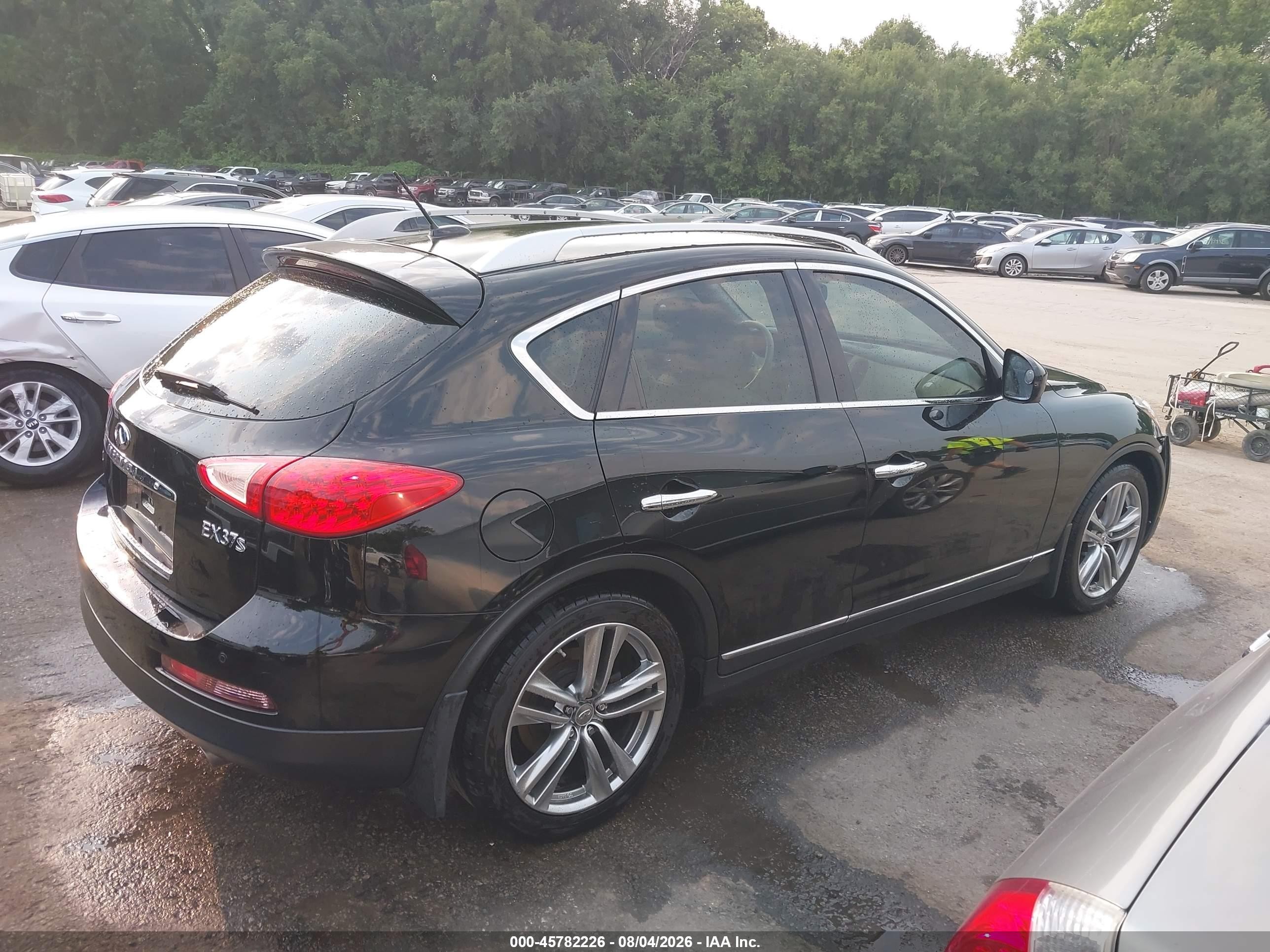 2013 Infiniti Ex37 Journey Черный vin: JN1BJ0HR6DM481916