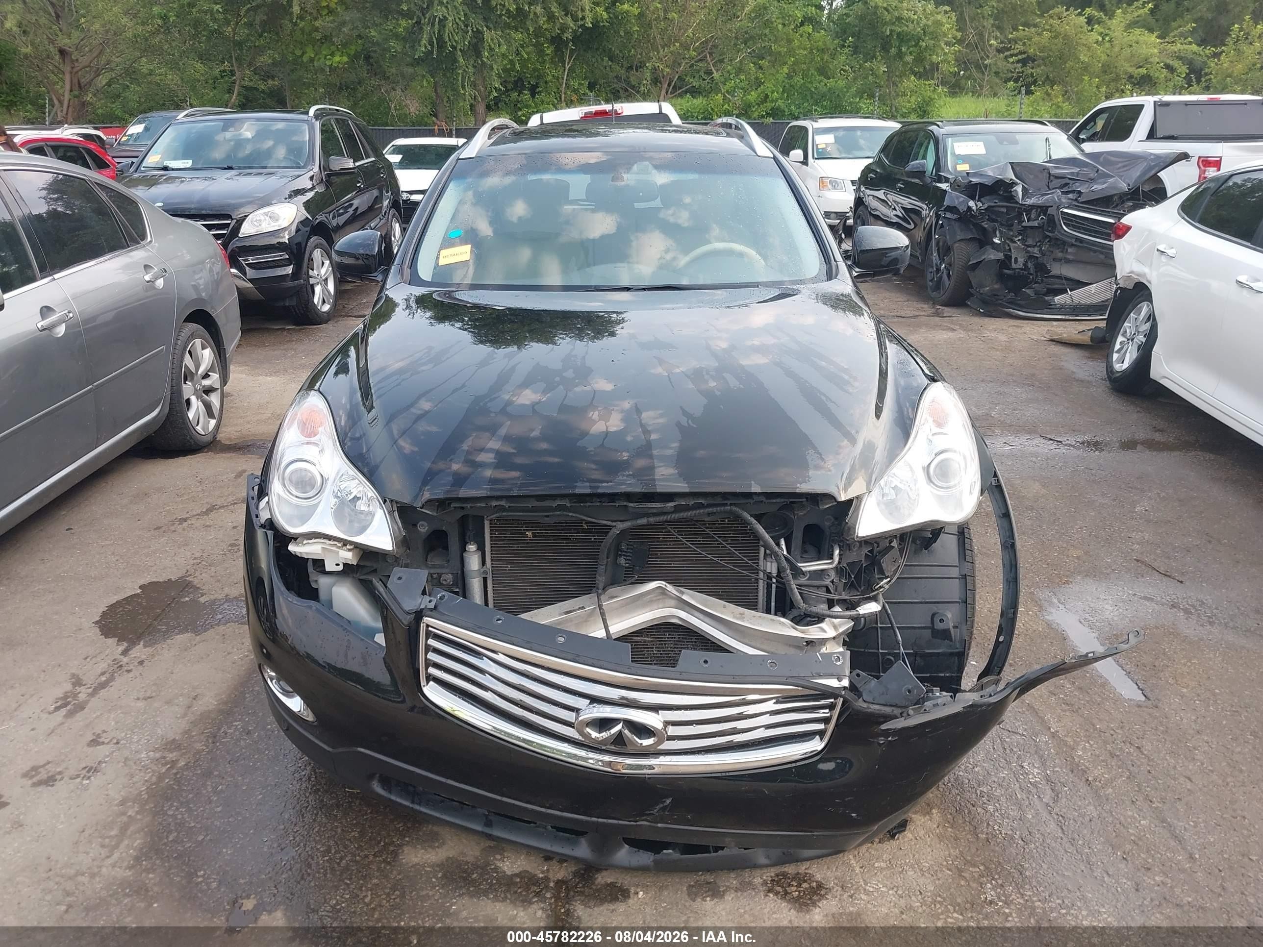 2013 Infiniti Ex37 Journey Черный vin: JN1BJ0HR6DM481916
