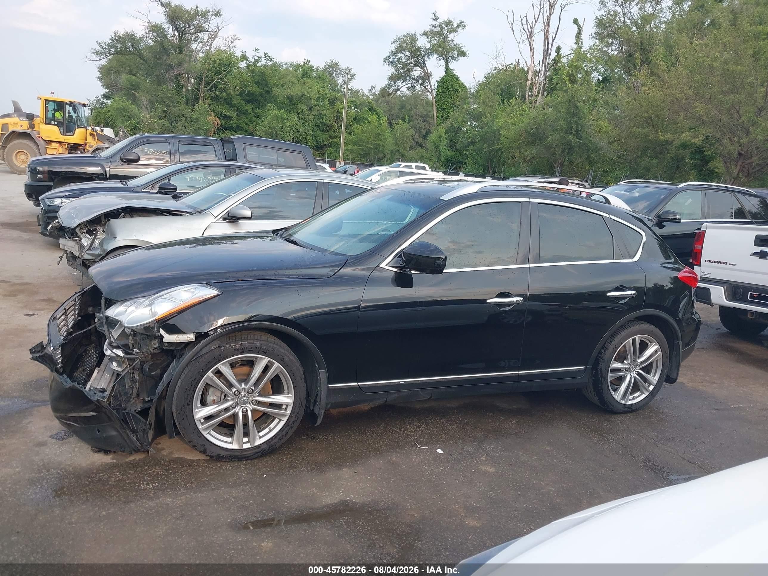 2013 Infiniti Ex37 Journey Черный vin: JN1BJ0HR6DM481916